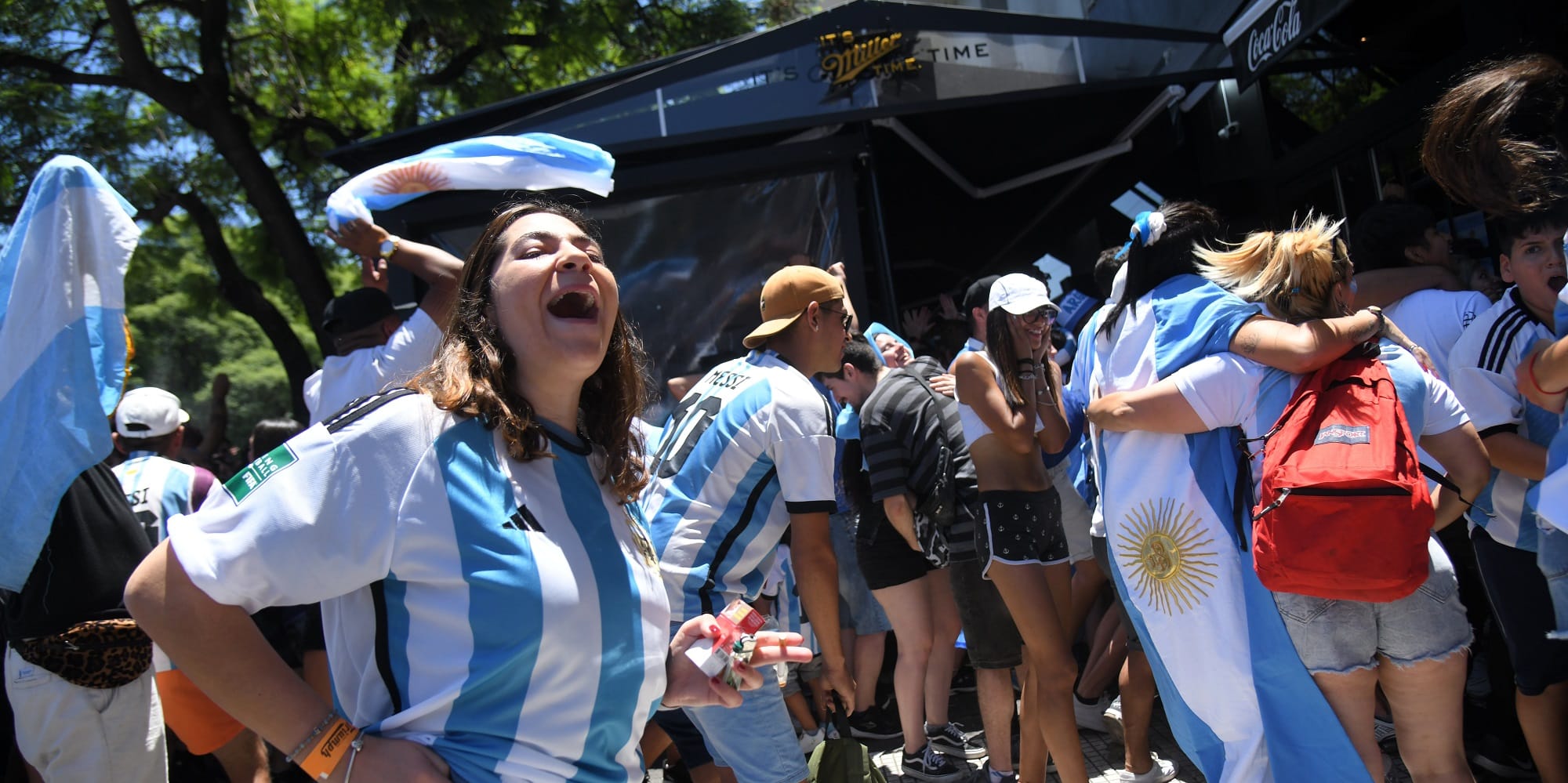 Πανηγυρισμοί στο Μπουένος Άιρες για το Μουντιάλ 2022