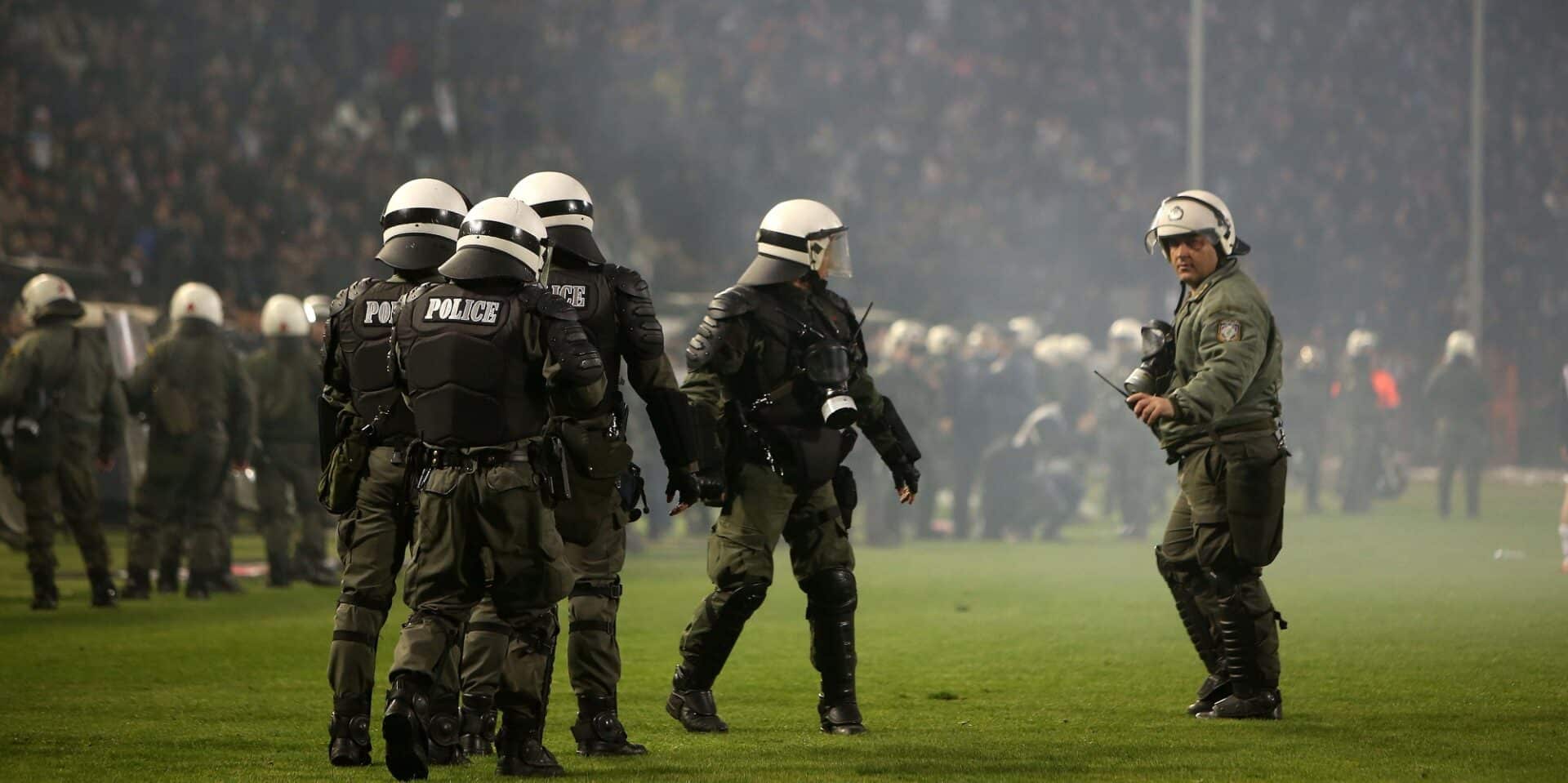 Επεισόδια στο ΠΑΟΚ-Ολυμπιακός τον Μάρτιο του 2016