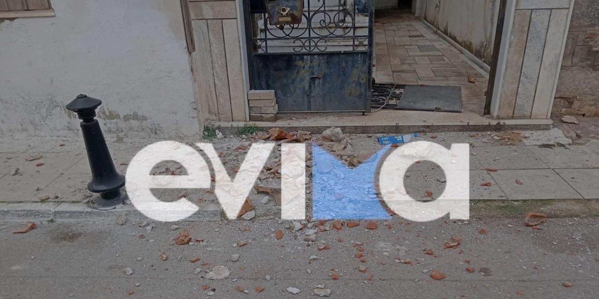 Ζημιές από τον σεισμό στην Εύβοια