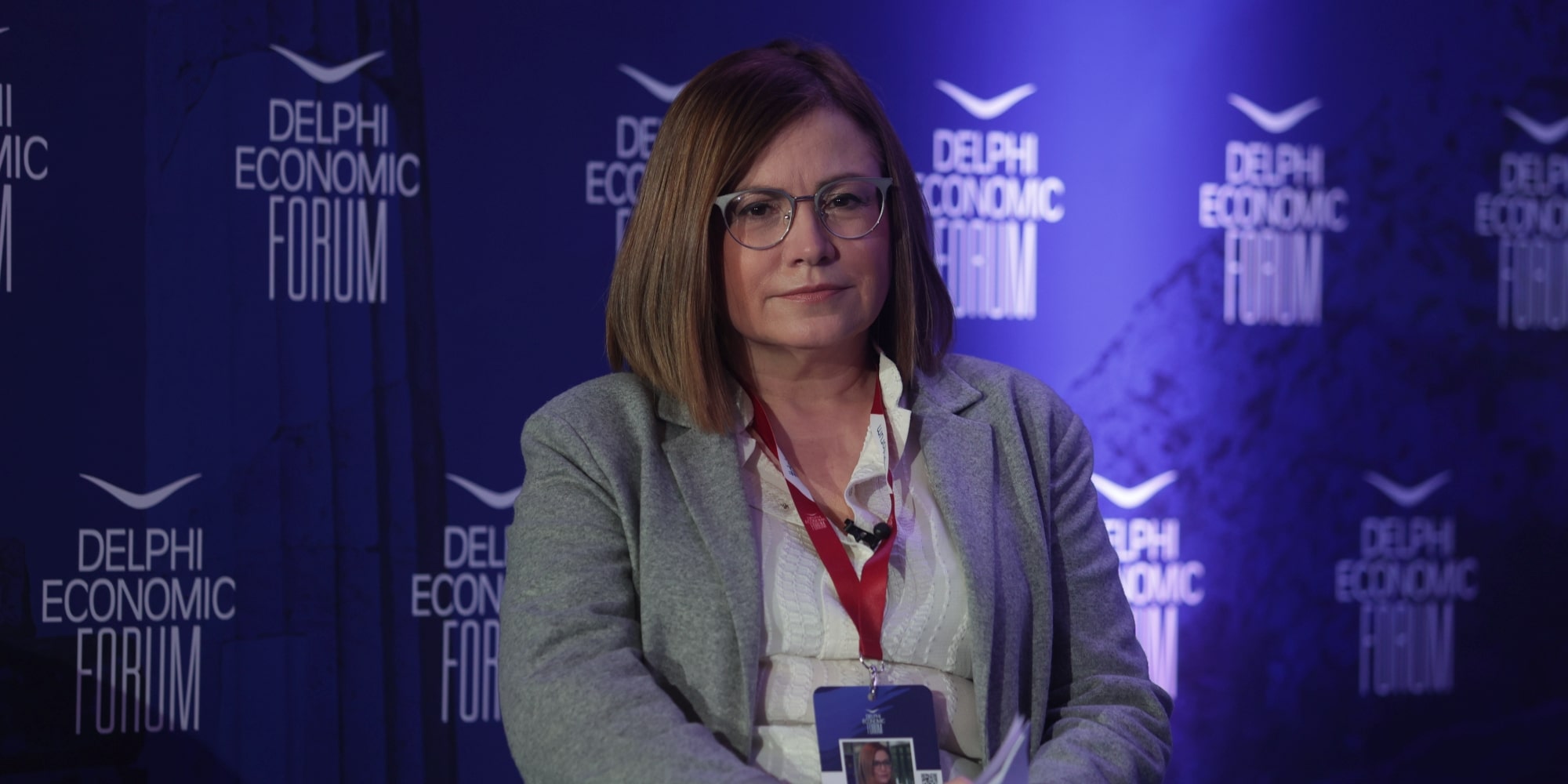 Η Μαρία Σπυράκη στο Οικονομικό Φόρουμ των Δελφών