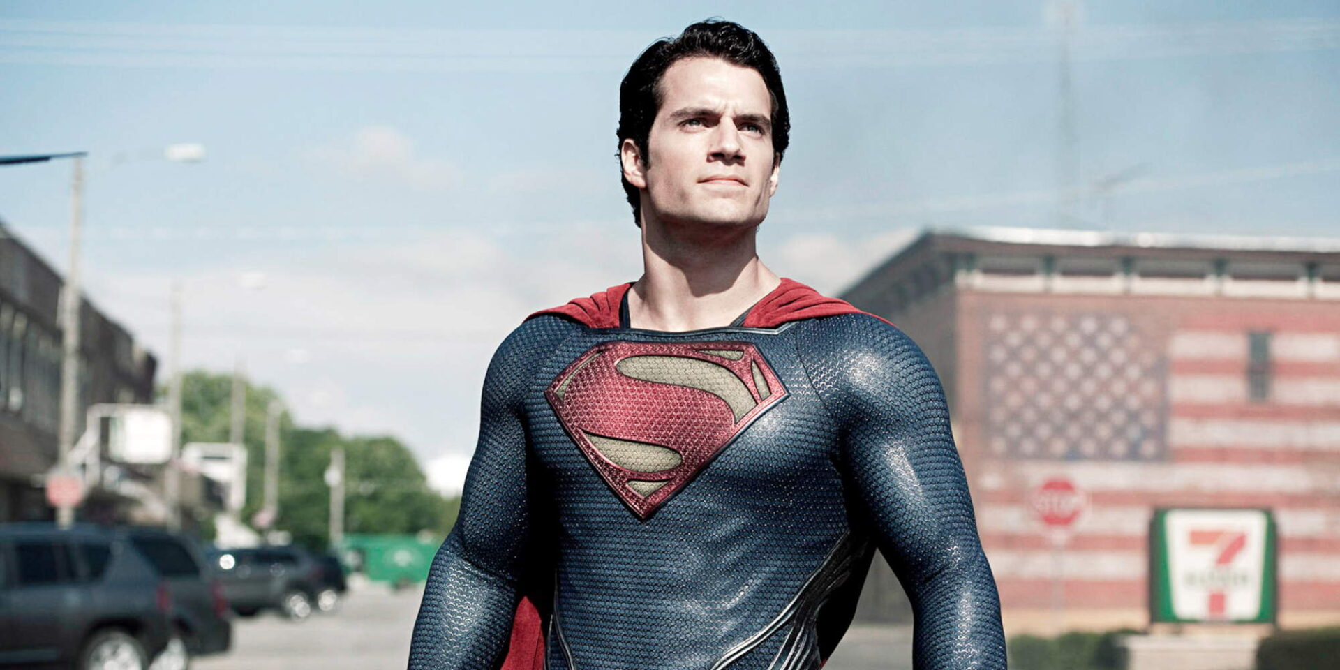 Ο Χένρι Καβίλ με τη στολή του Superman