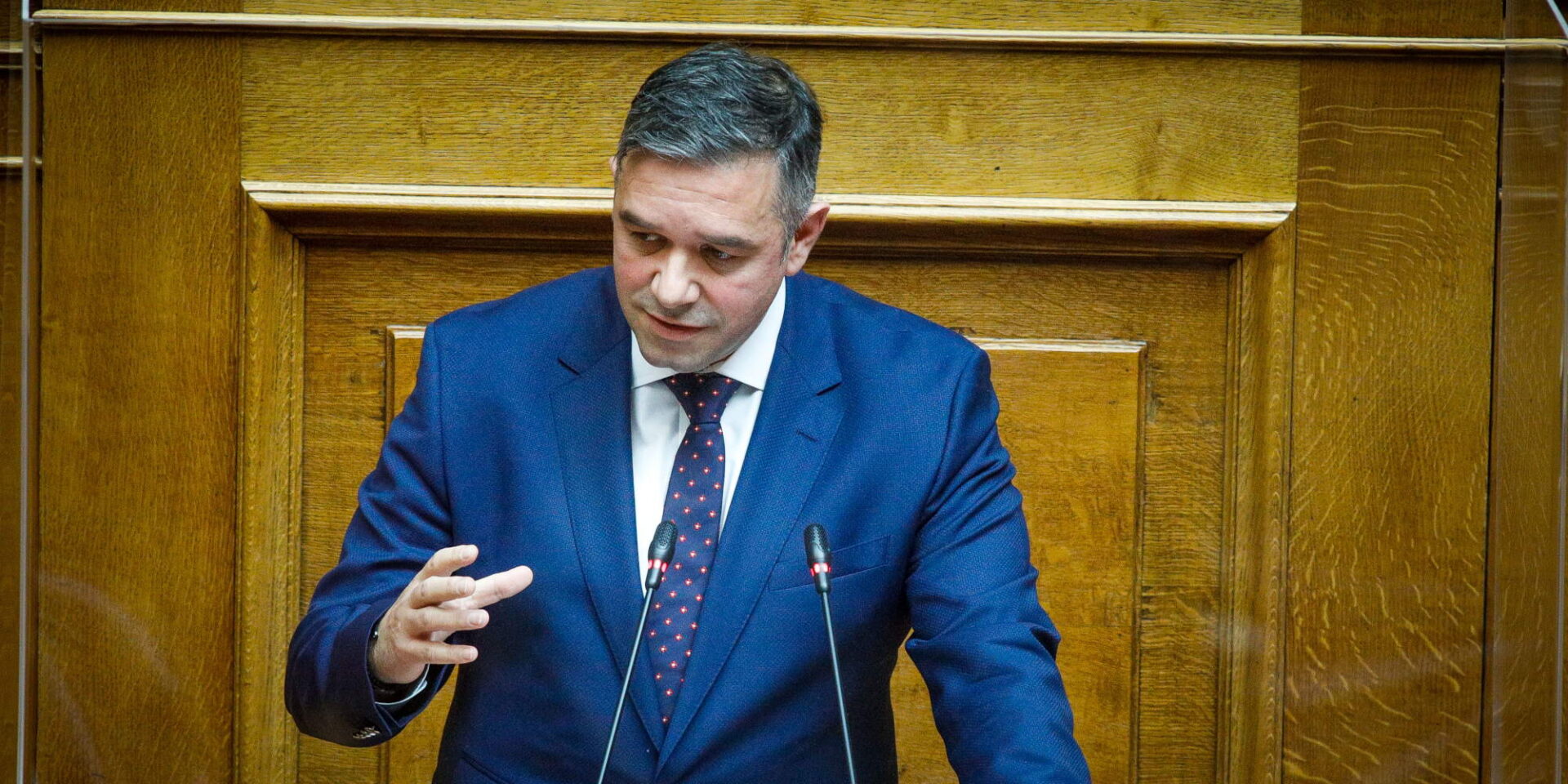 Ο βουλευτής ΝΔ, Θέμης Χειμάρας