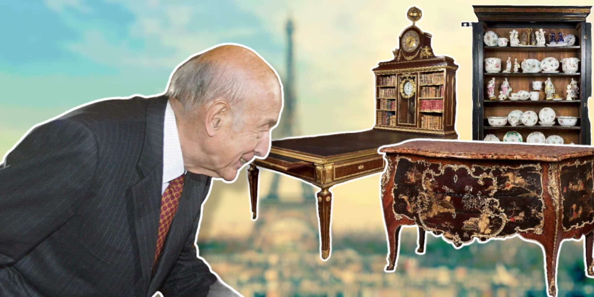 Ο πρώην πρόεδρος της Γαλλίας, Βαλερί Ζισκάρ Ντ' Εστέν και η πολύτιμη συλλογή επίπλων