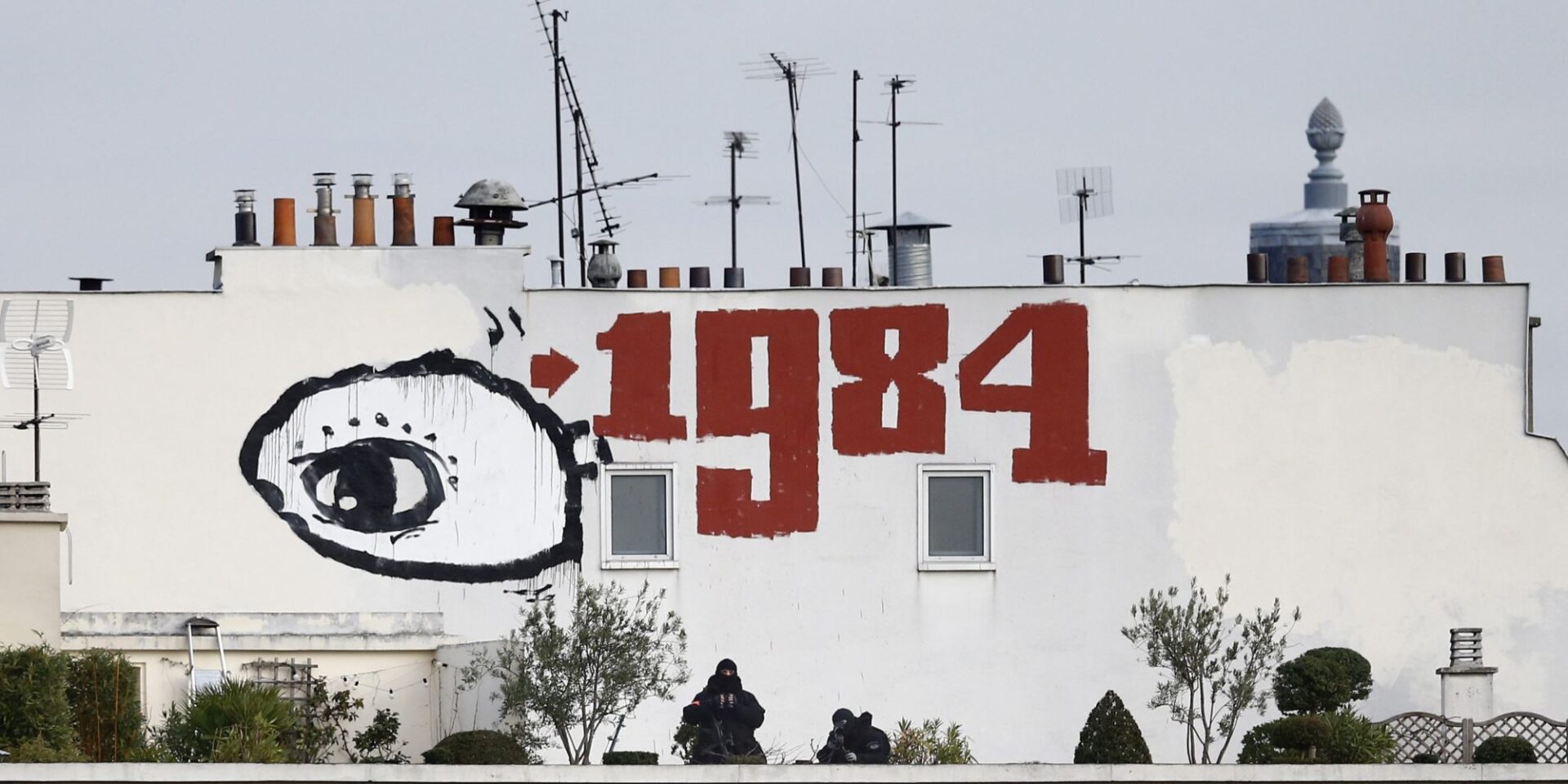 Γκράφιτι για το 1984 του Τζορτζ Όργουελ