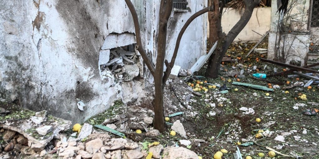 Εικόνα από την έκρηξη στον σύνδεσμο του Παναθηναϊκού στο Μαρούσι