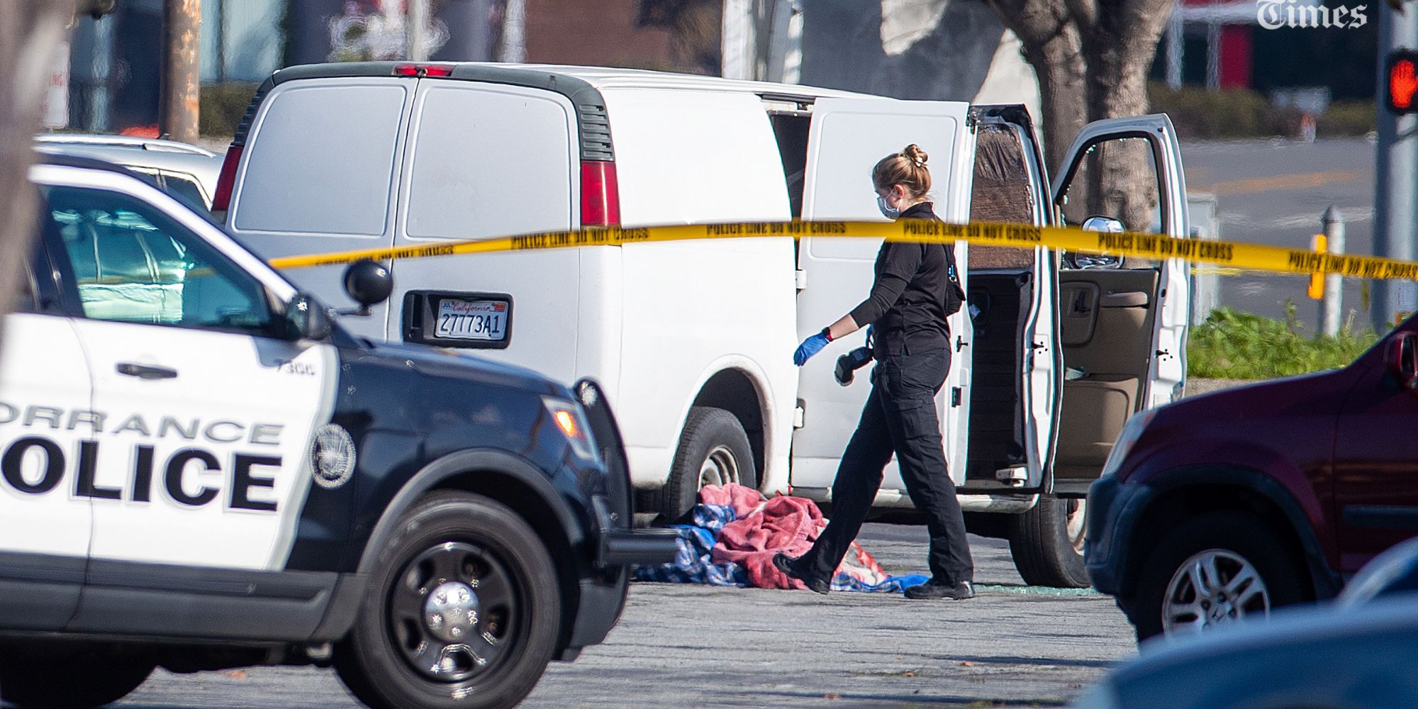 Εικόνα από το σημείο της επίθεσης στο Λος Άντζελες