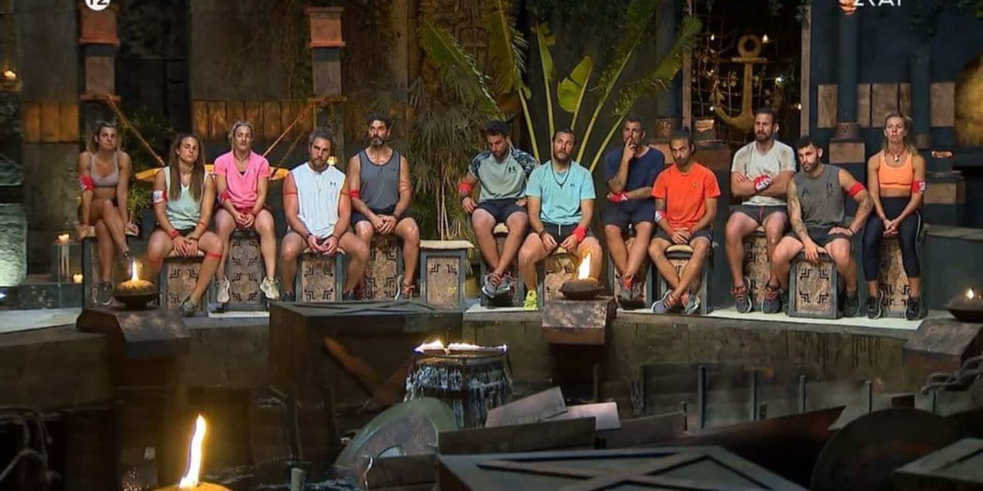 Εικόνα από το συμβούλιο στο Survivor All Star