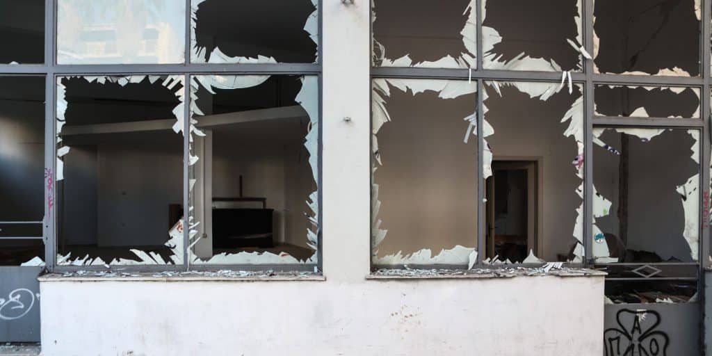 Εικόνα από την έκρηξη στον σύνδεσμο του Παναθηναϊκού στο Μαρούσι