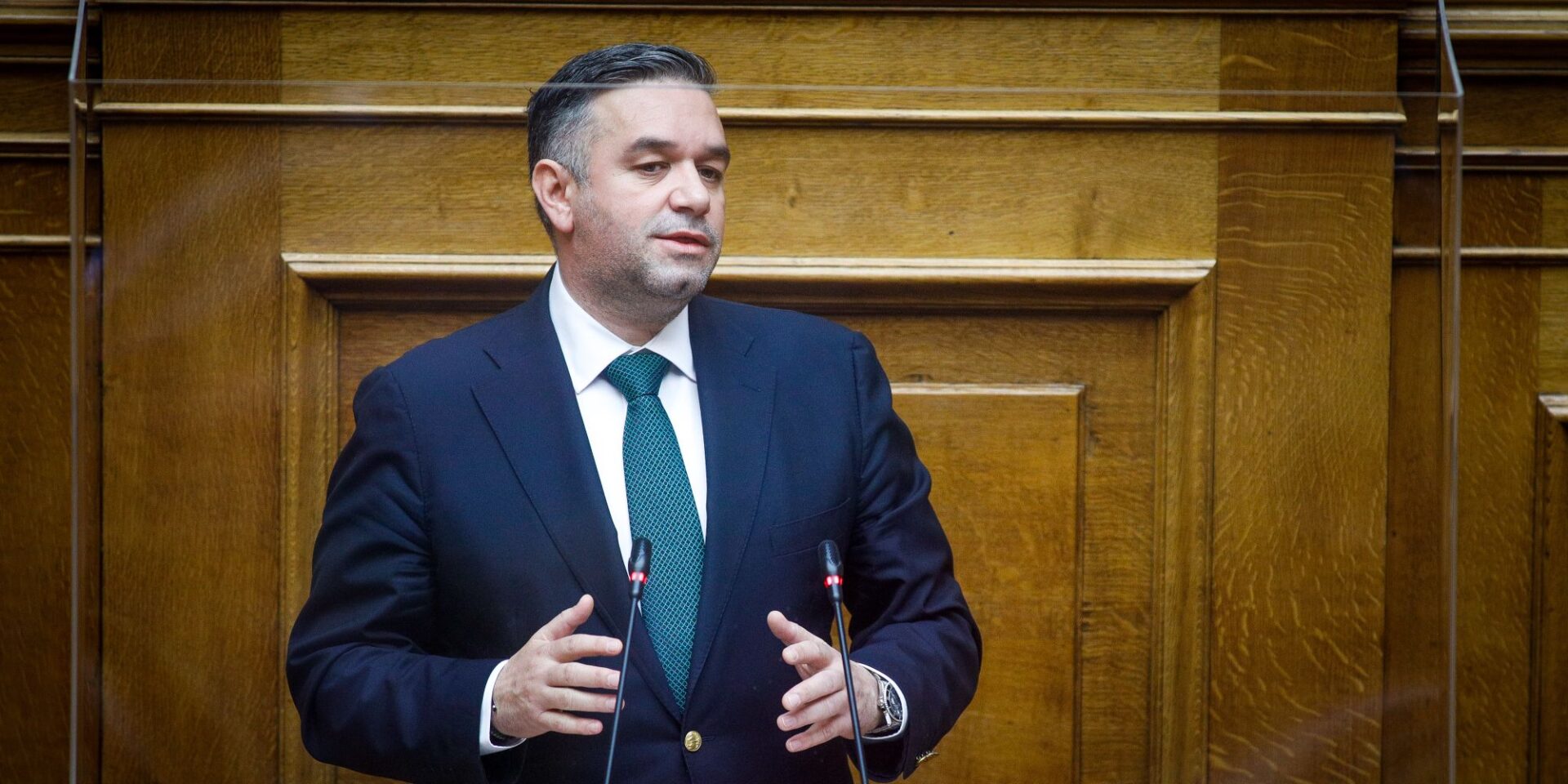 O Θέμης Χειμάρας στην Ολομέλεια της Βουλής