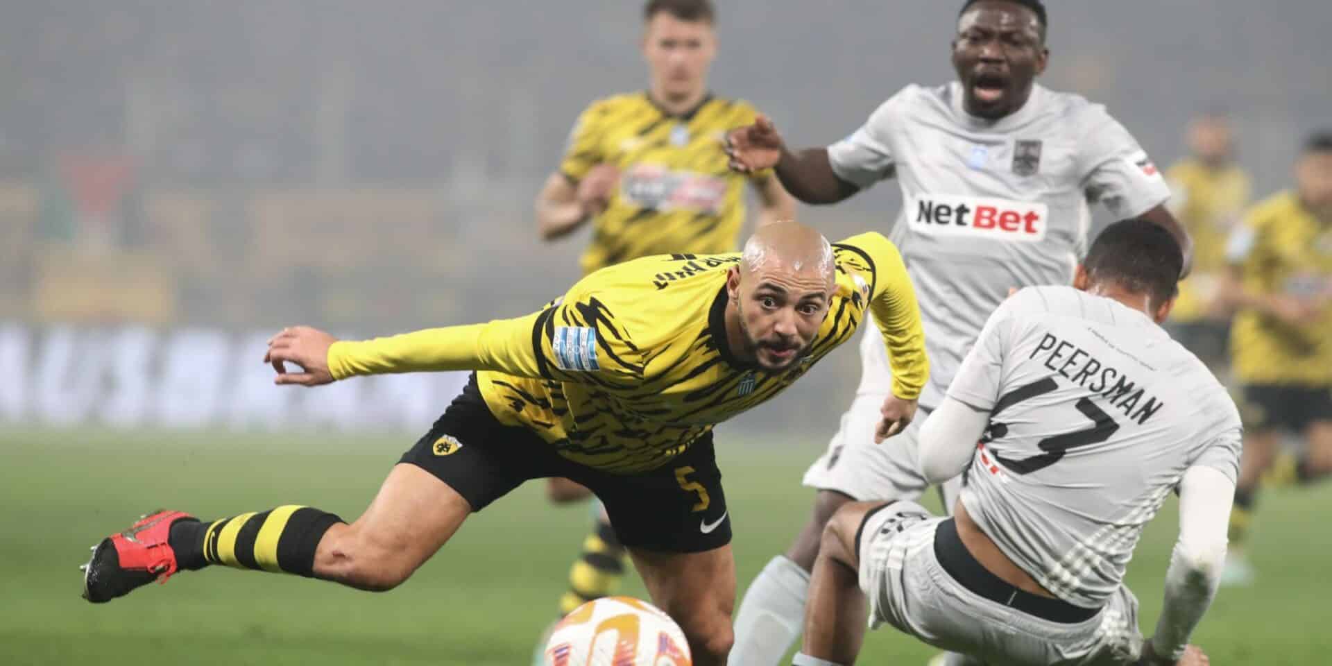 Φάση από το ΑΕΚ-Άρης για την Super League