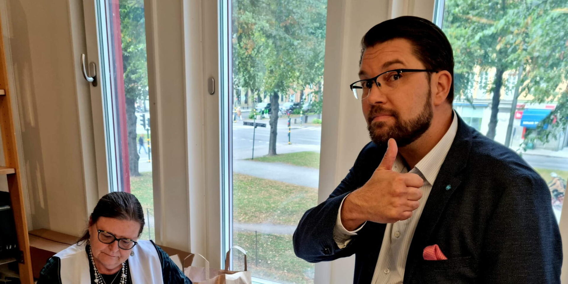 Ο ηγέτης της σουηδικής ακροδεξιάς, Τζον Άκεσον