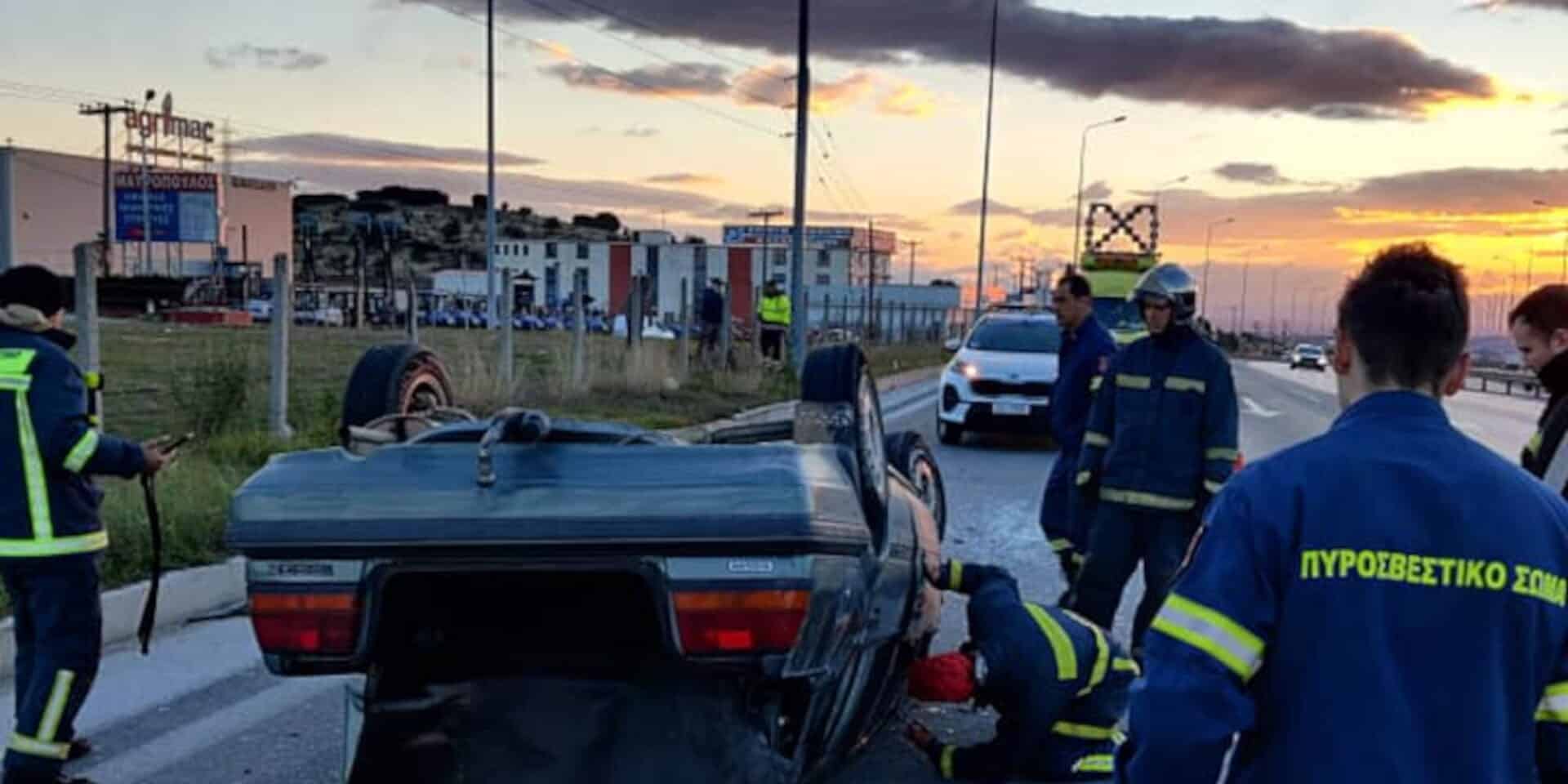 I.X. ντεραπάρισε στο οδόστρωμα έξω από τη Θεσσαλονίκη