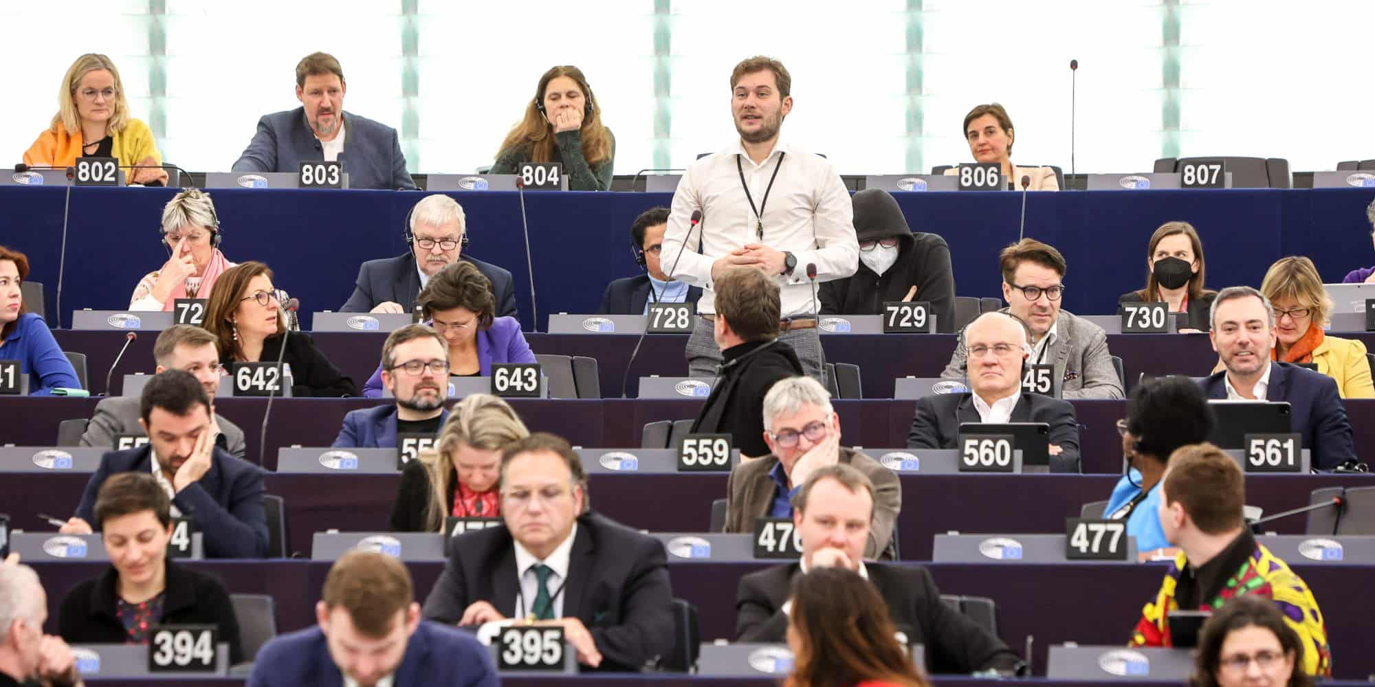 Εικόνα από το εσωτερικό του ευρωκοινοβουλίου / Φωτογραφία: Eurokinissi