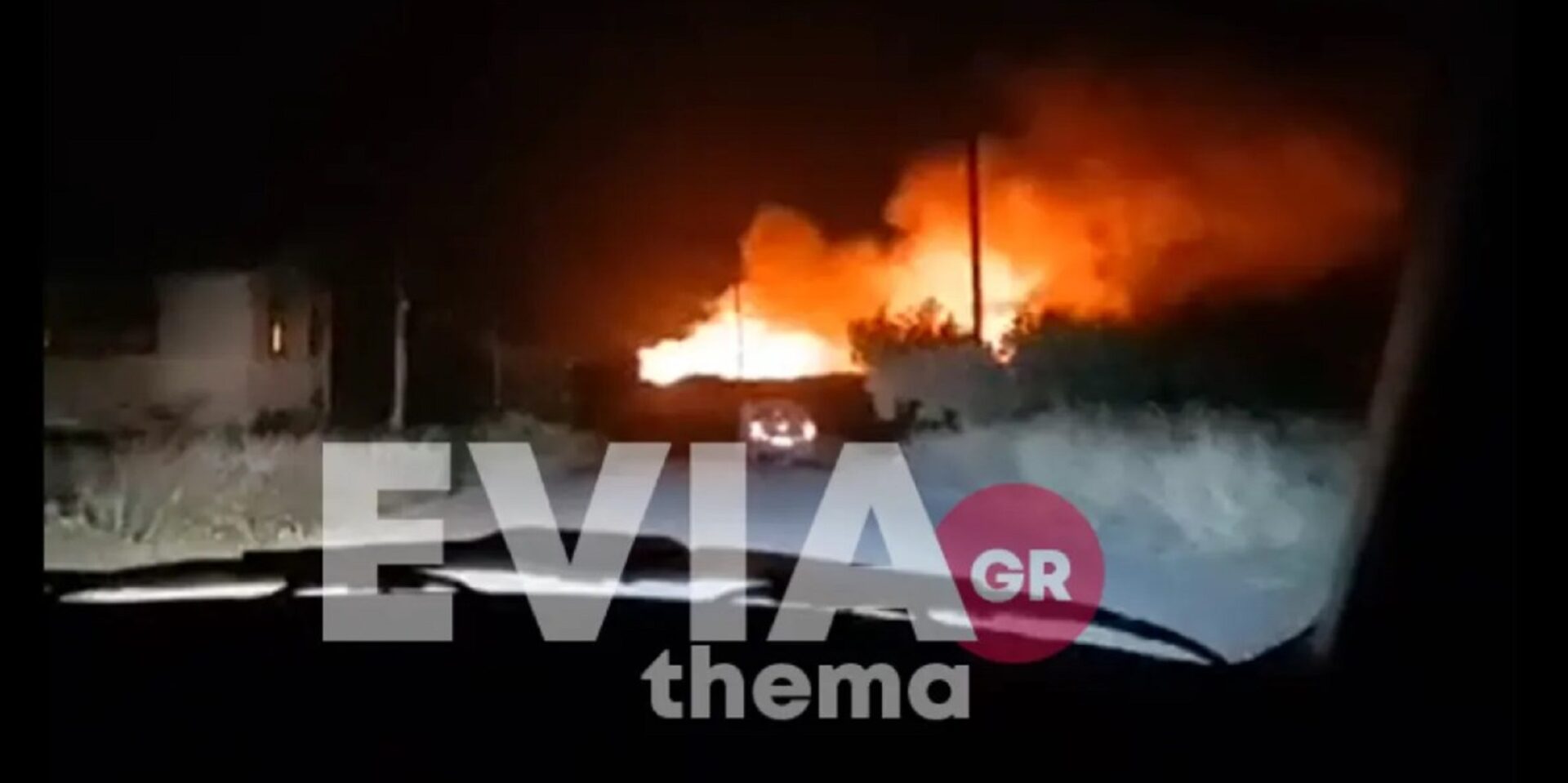Φωτιά στα Ψαχνά Ευβοίας