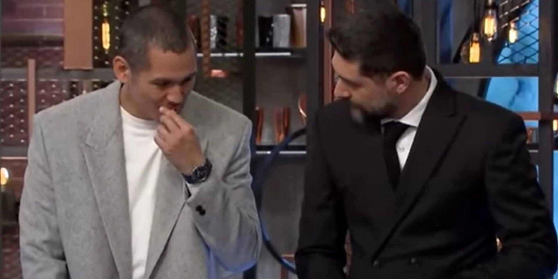 Σωτήρης Κοντιζάς και Πάνος Ιωαννίδης στο MasterChef