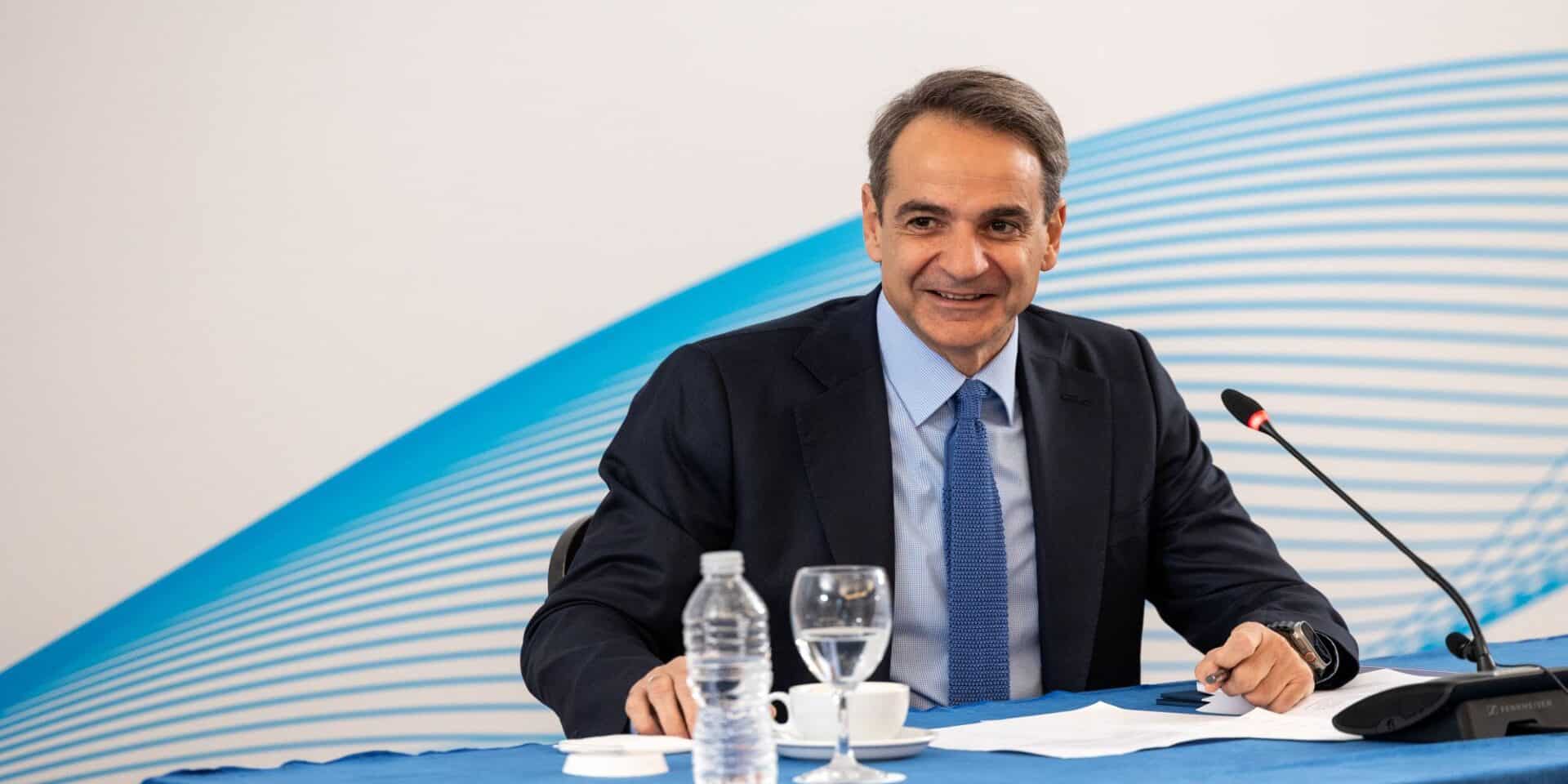 Ο Κυριάκος Μητσοτάκης στην Αλεξανδρούπολη