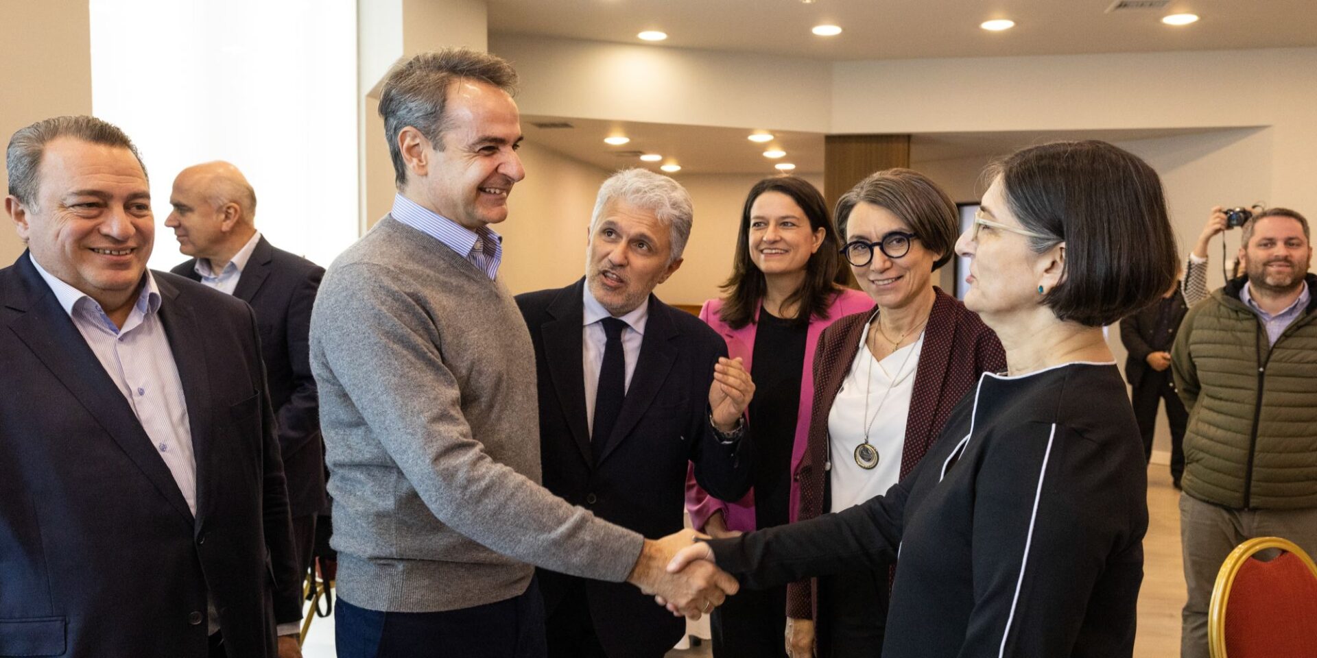 Ο Κυριάκος Μητσοτάκης στη Θράκη