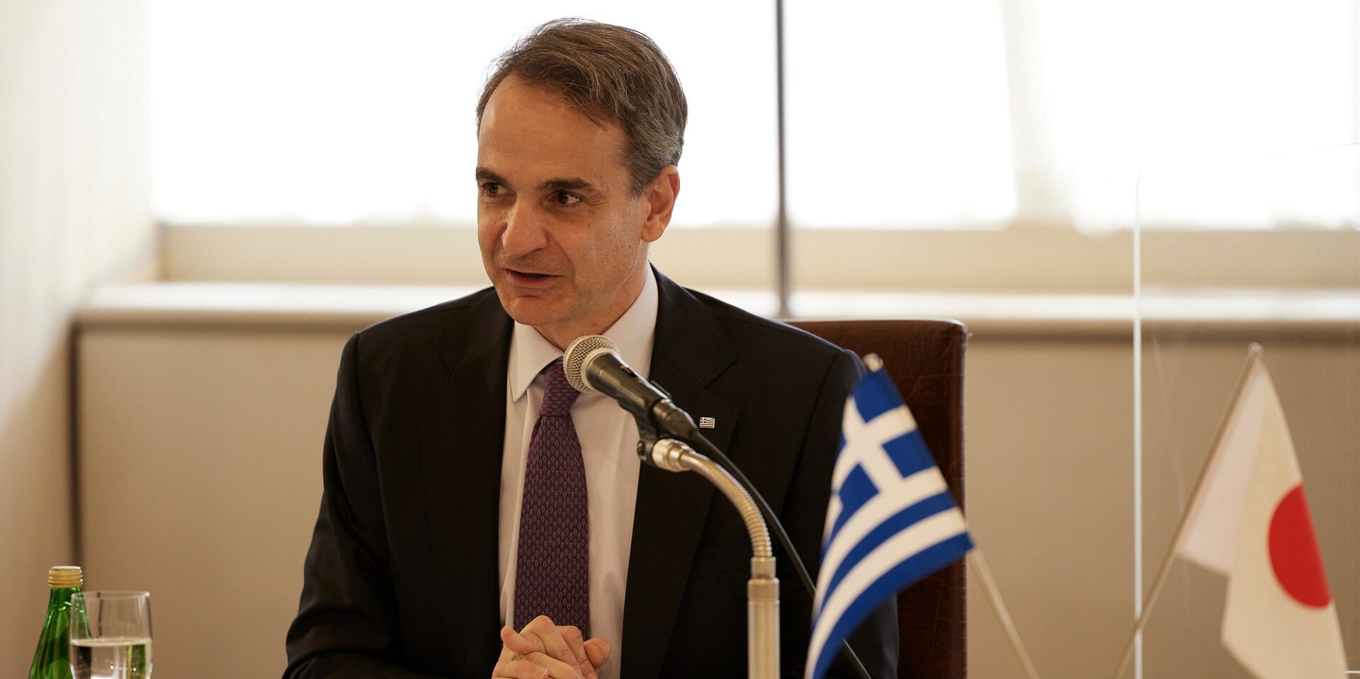 Ο Κυριάκος Μητσοτάκης σε ομιλία στο Τόκιο