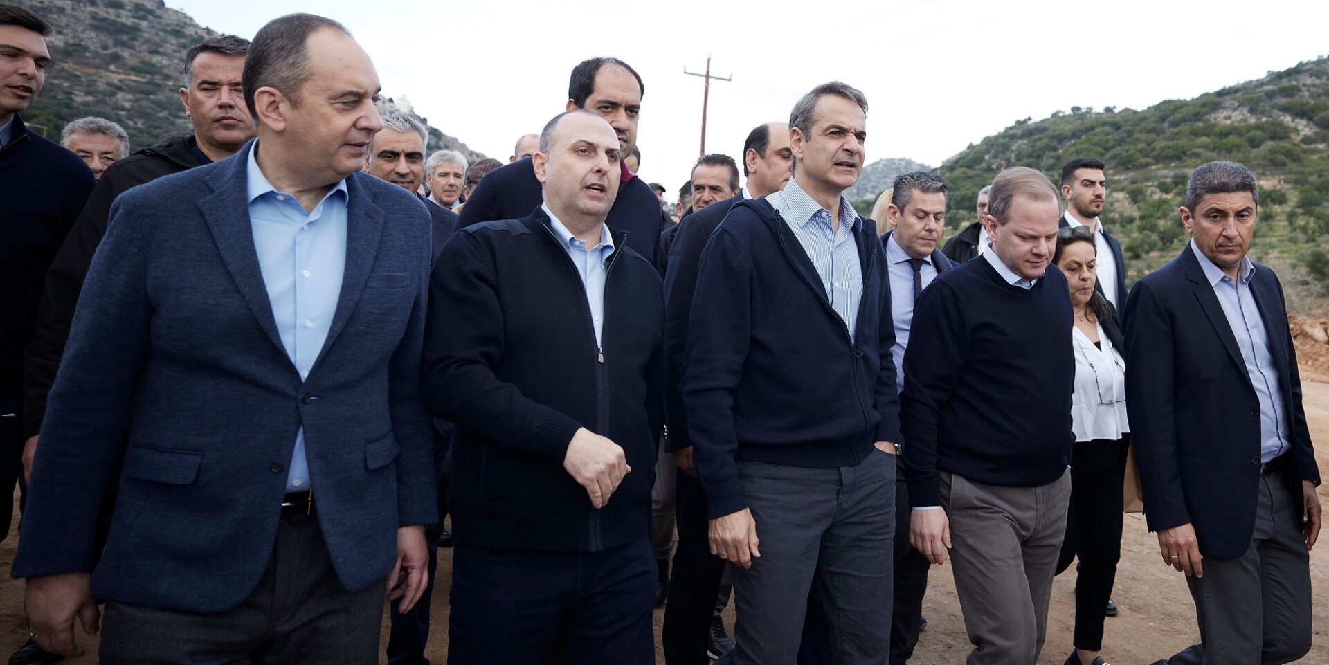 Ο Κυριάκος Μητσοτάκης στην Κρήτη