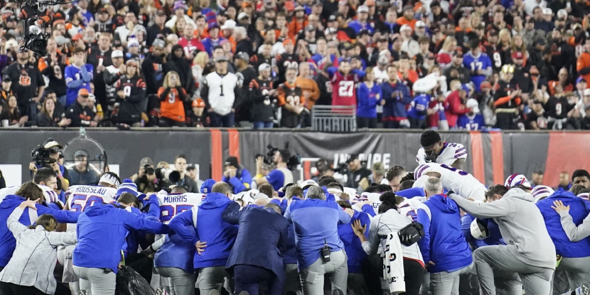 Σοκαρισμένοι παίκτες στο NFL