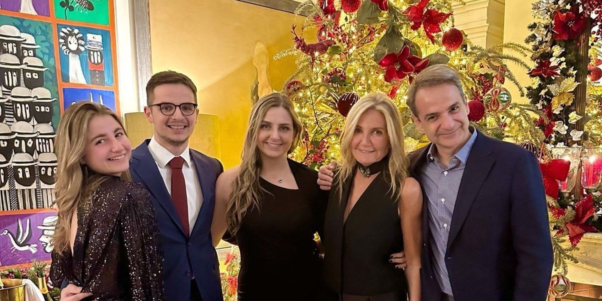 Πώς υποδέχθηκε η οικογένεια Μητσοτάκη το 2023