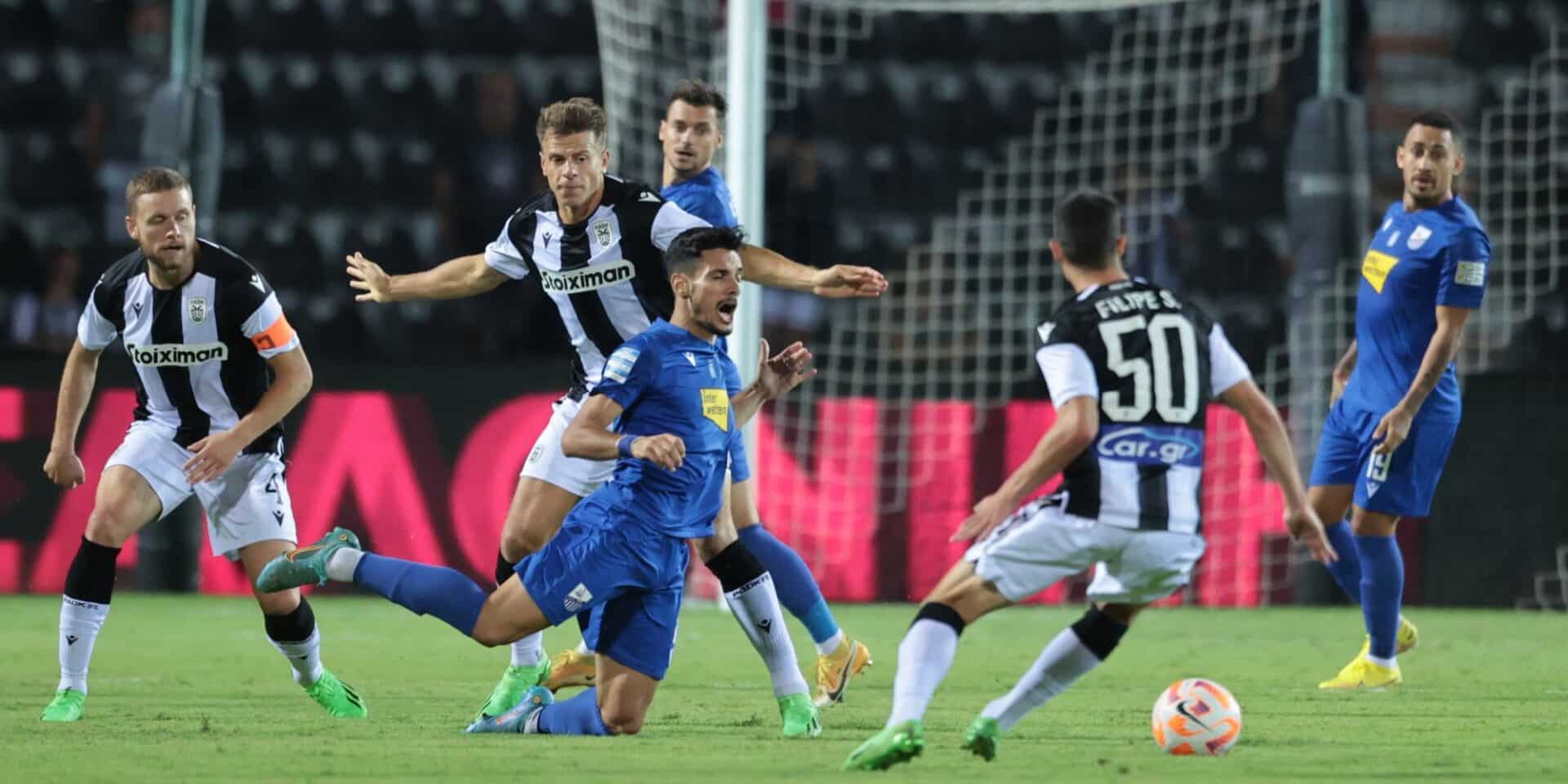 Φάση από το ΠΑΟΚ-Λαμία για την Super League