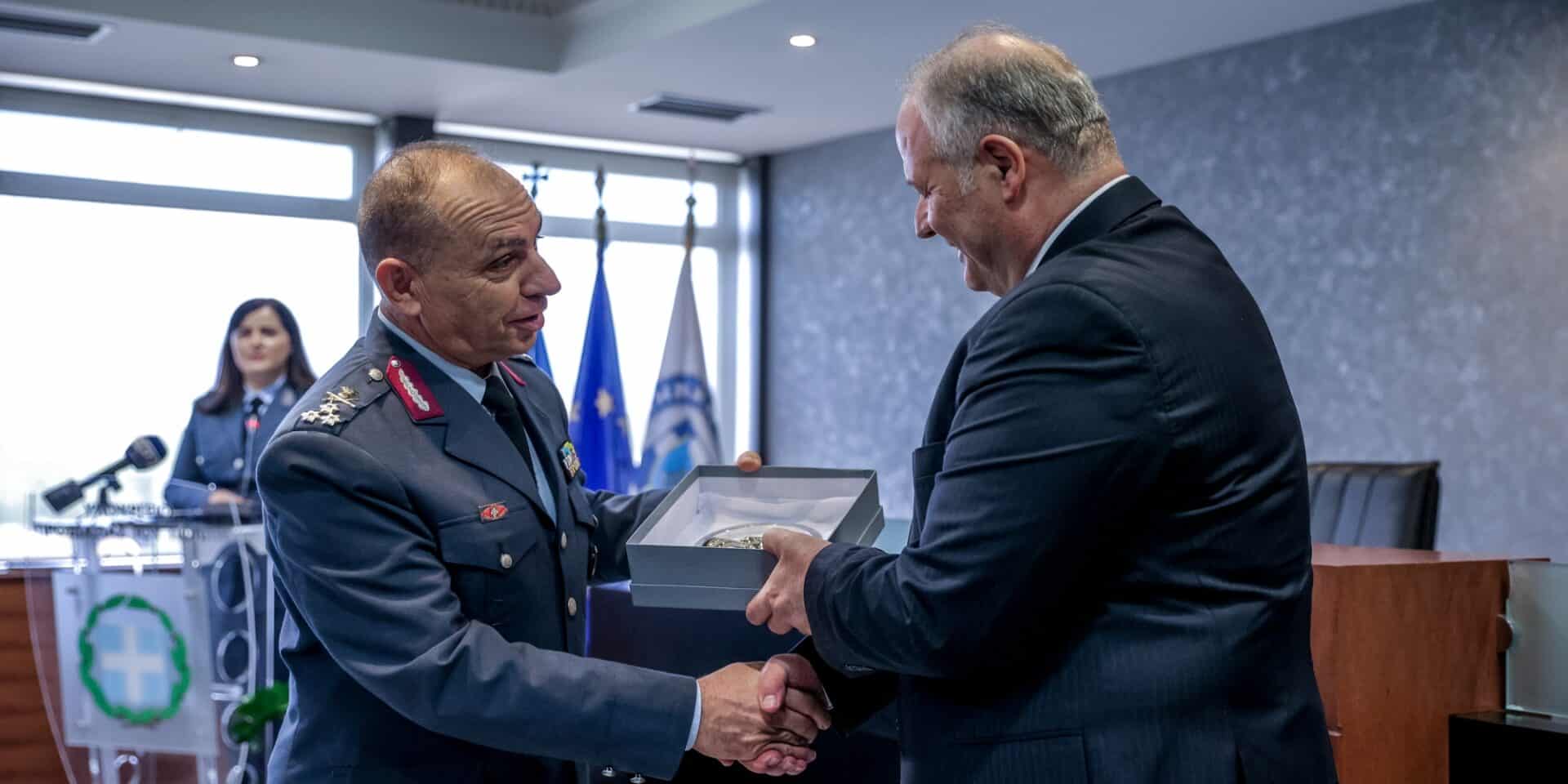 Ο Αρχηγός της ΕΛΑΣ Κωνσταντίνος Σκούμας