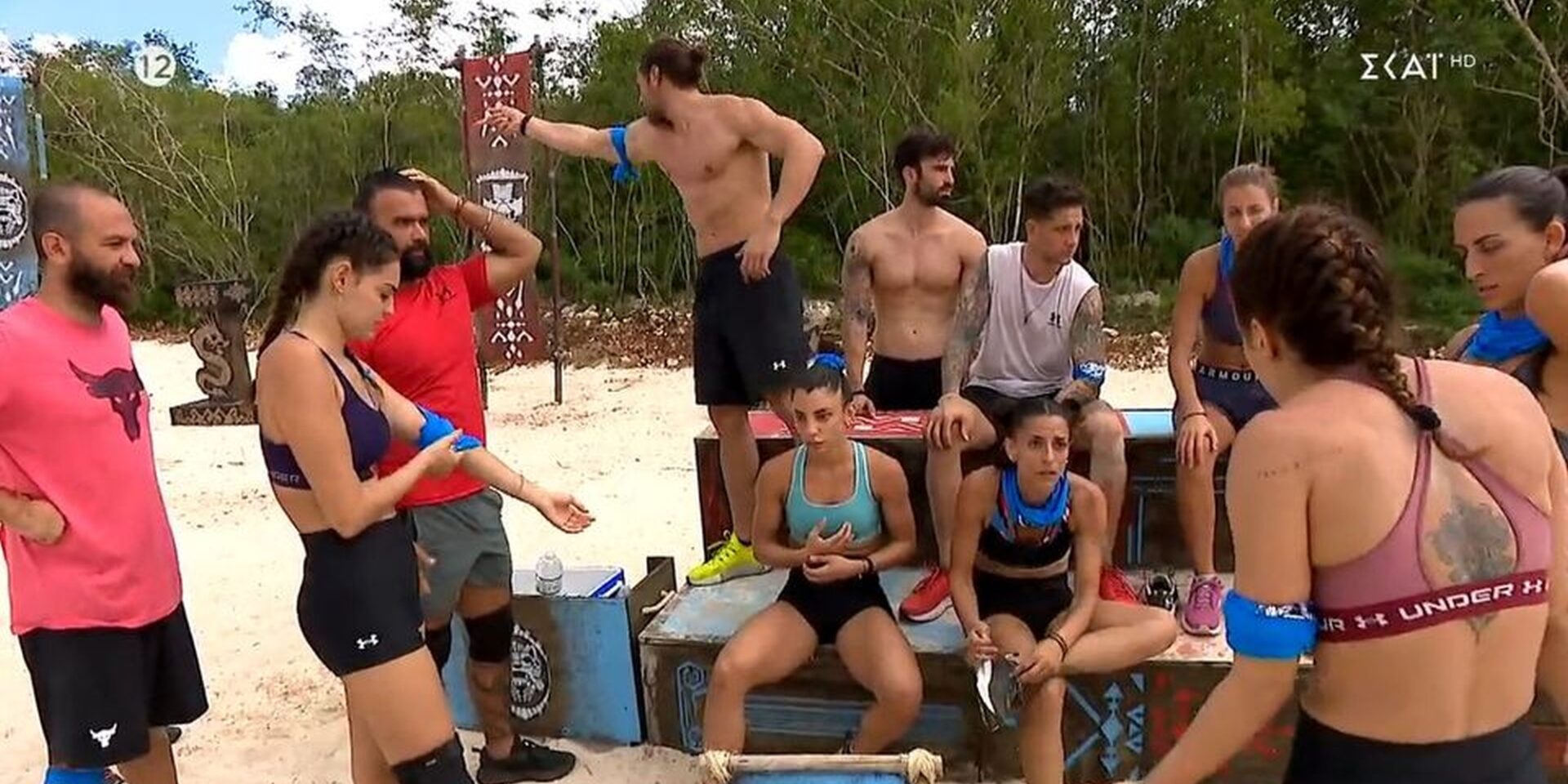 H μπλε ομάδα στο Survivor All Star