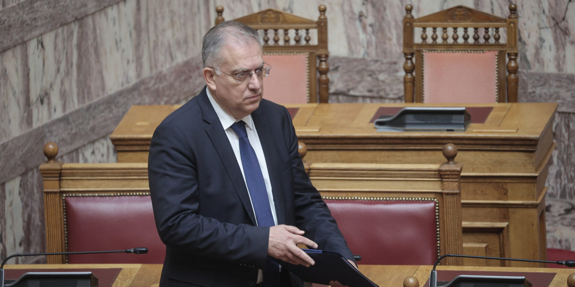 Ο υπουργός Προστασίας του Πολίτη Τάκης Θεοδωρικάκος