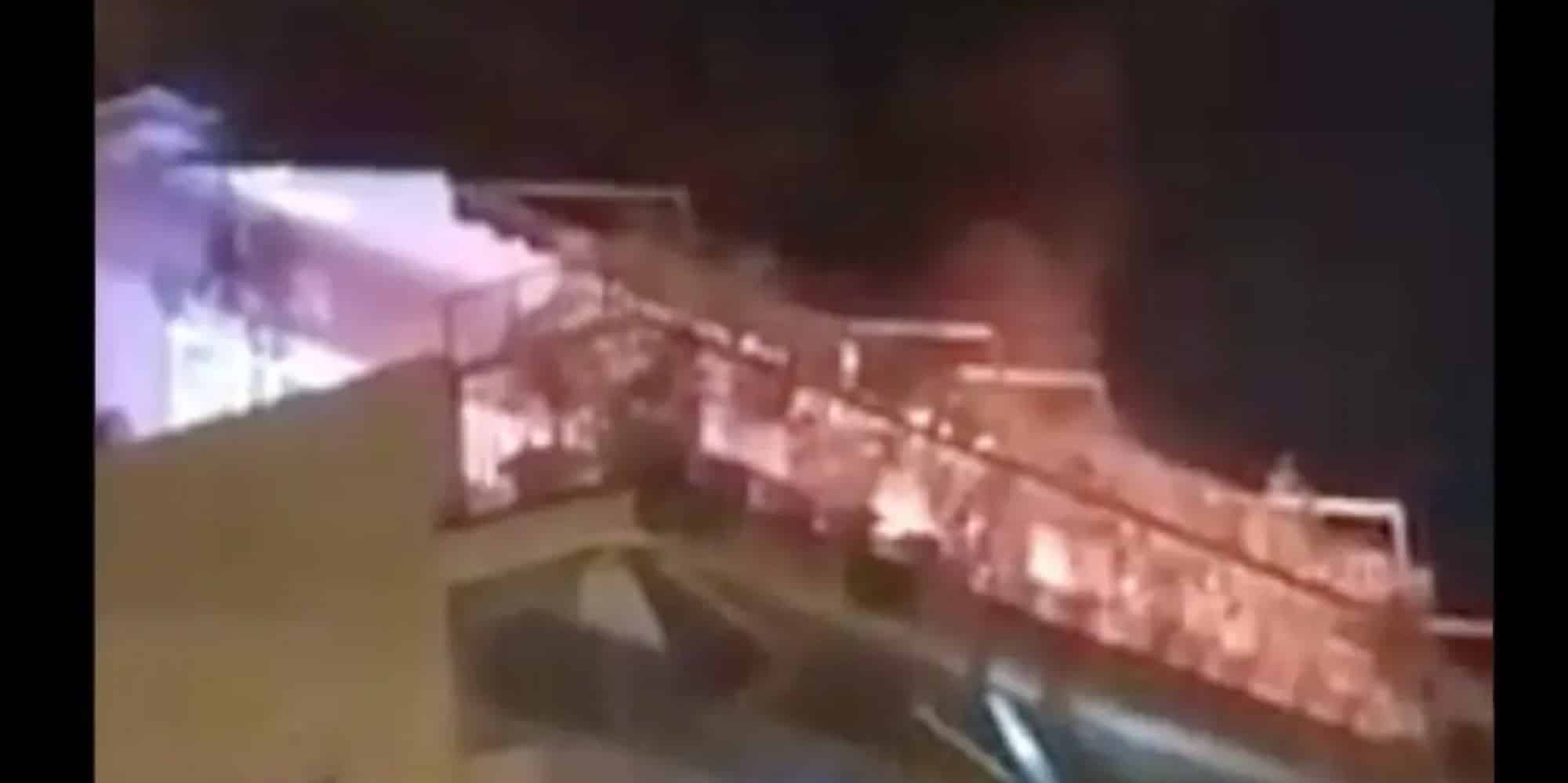 Μπαλκόνι στη Θεσσαλονίκη πήρε φωτιά