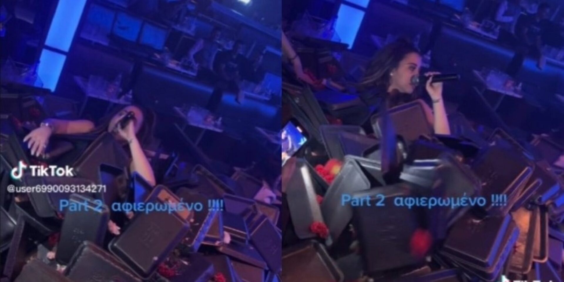Λουλουδοπόλεμος για τραγουδίστρια στην Βέροια