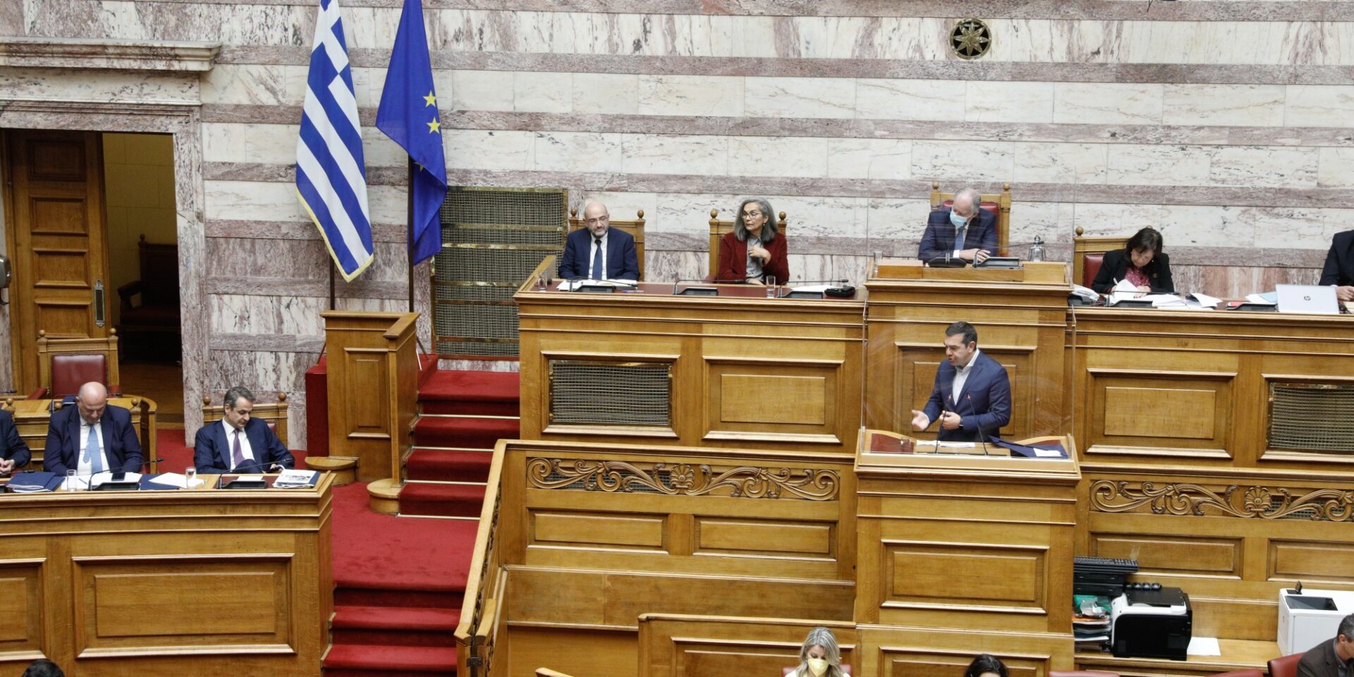 Κυριάκος Μητσοτάκης και Αλέξης Τσίπρας