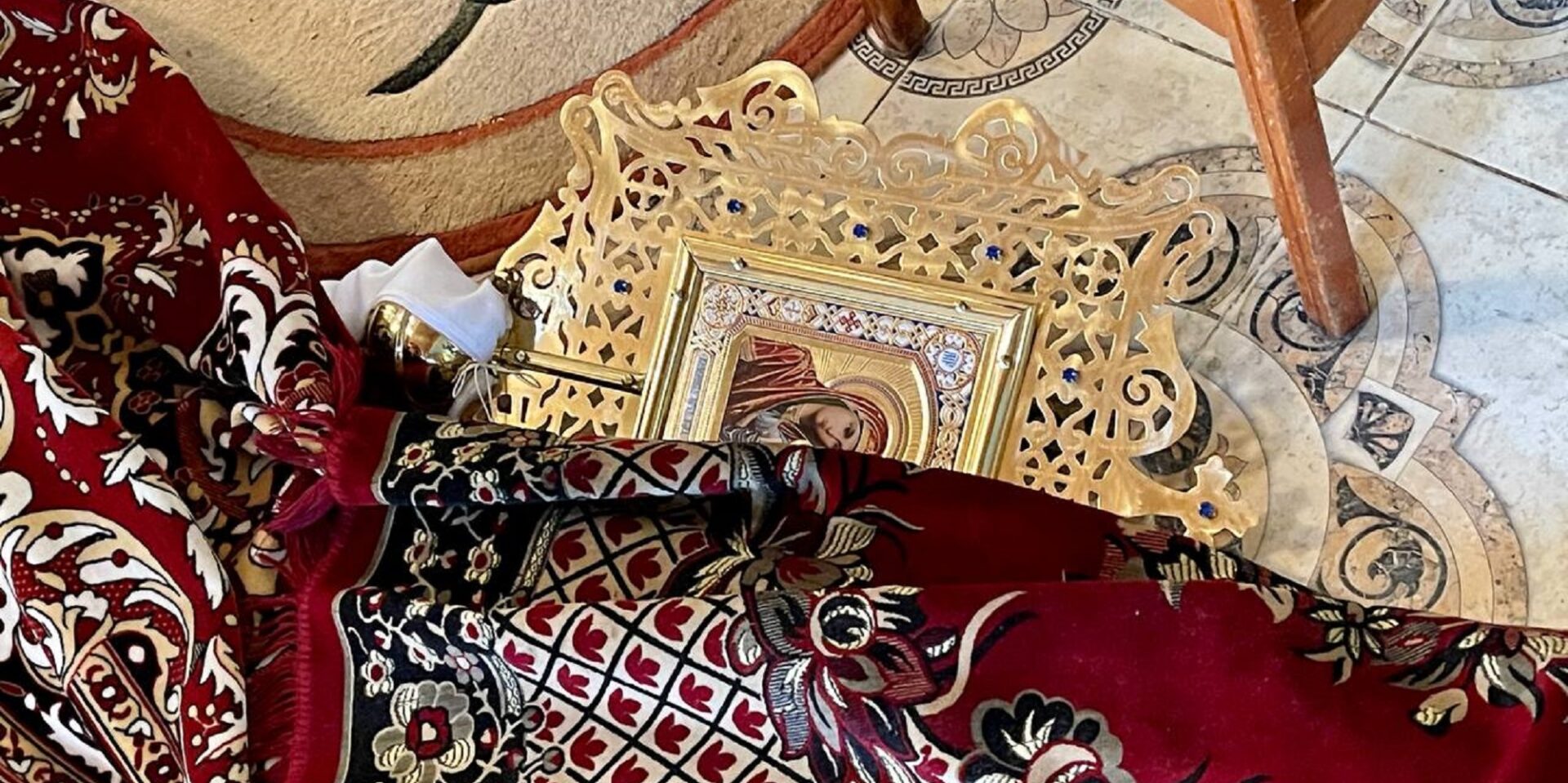 Ο ναός στη Βίνιτσα