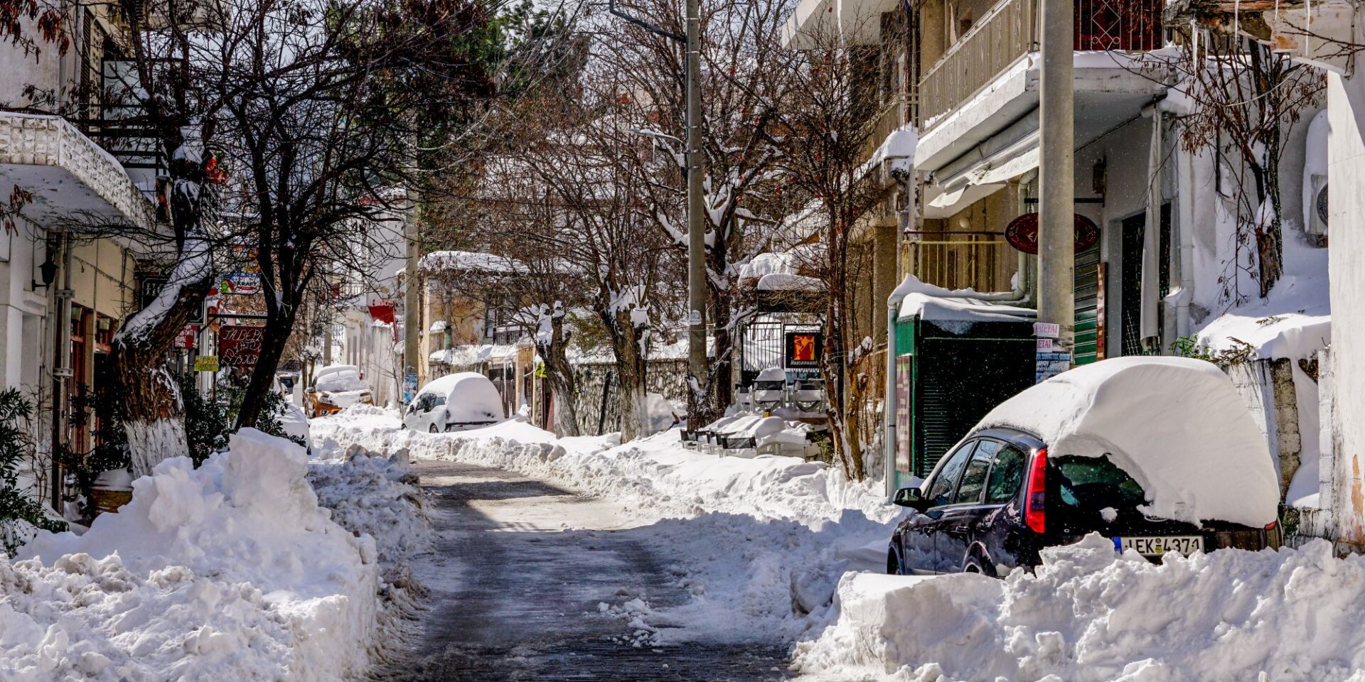 Χιόνια στην Αττική από την κακοκαιρία «Μπάρμπαρα»