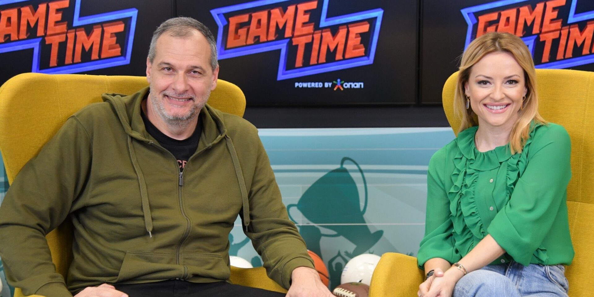 Ο Δημήτρης Κωνσταντινίδης στο OΠΑΠ Game Time