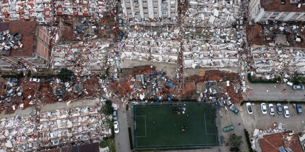 Κτίρια ισοπεδώθηκαν από τον σεισμό στην Τουρκία