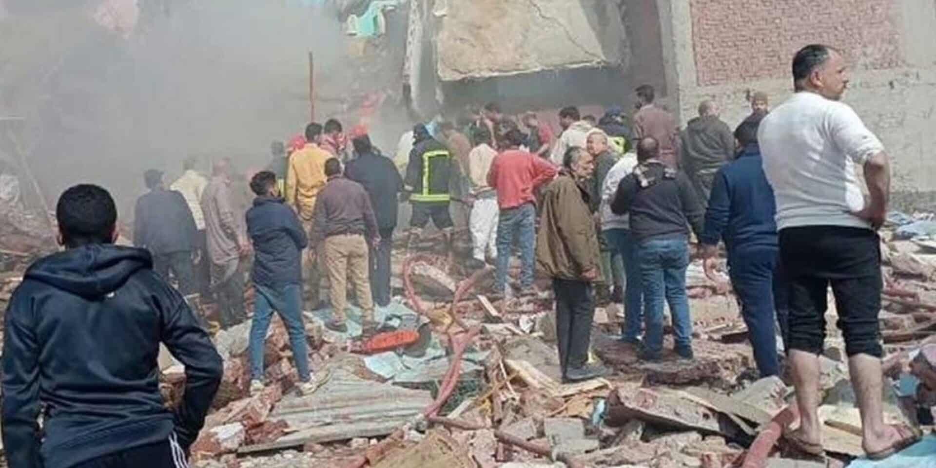 Συντρίμμια από κατάρρευση σε πολυκατοικία στην Αίγυπτο