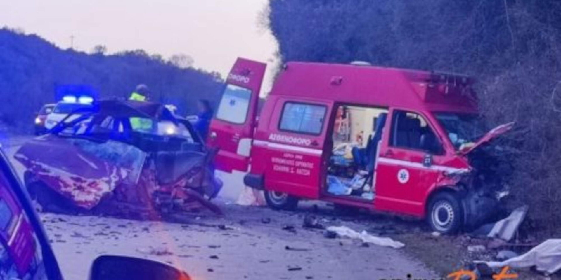 Τροχαίο δυστύχημα στα Γιάννενα με δύο θύματα / Φωτογραφία: Epirus