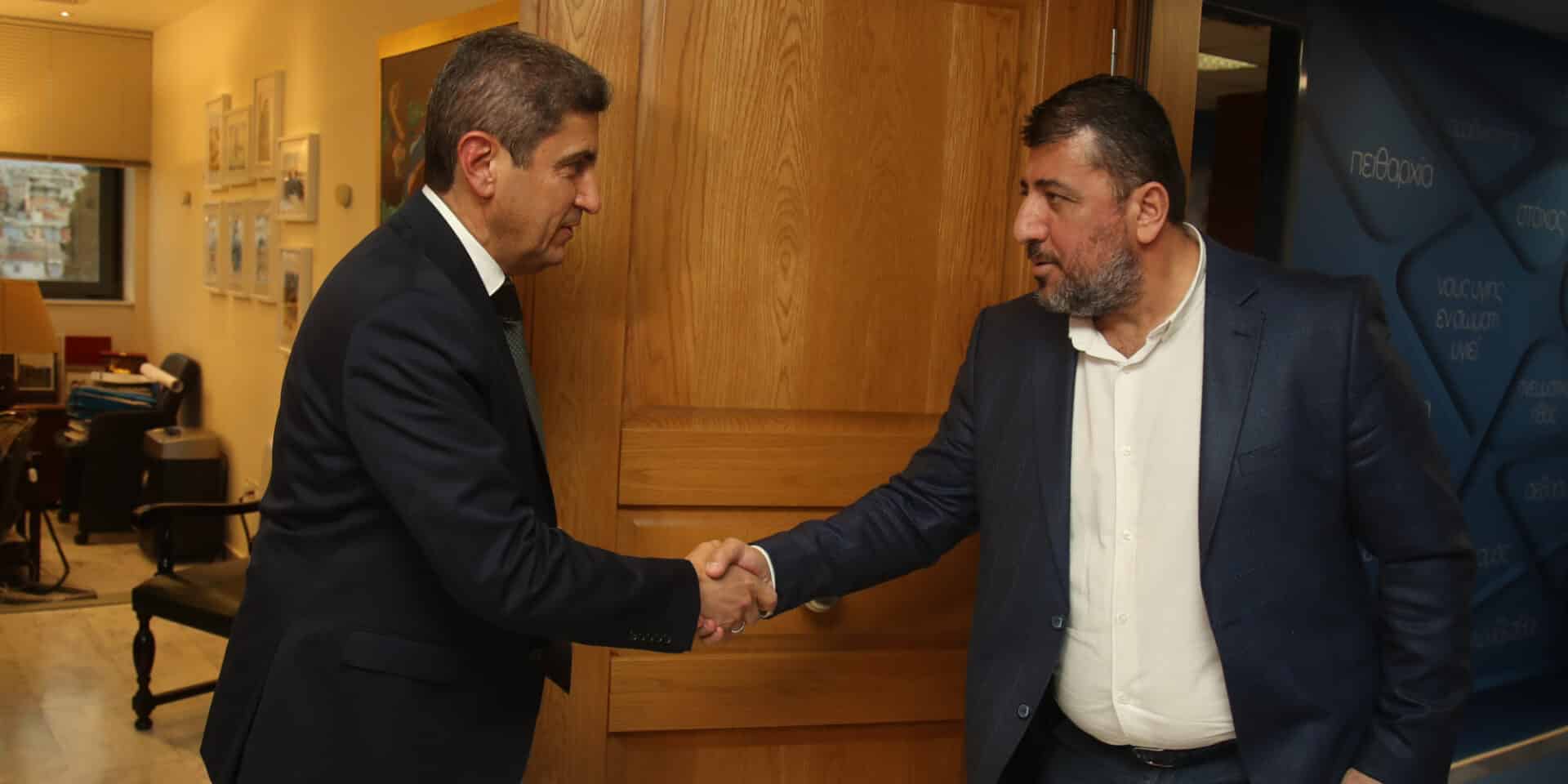 Ο υφυπουργός Αθλητισμού, Λευτέρης Αυγενάκης