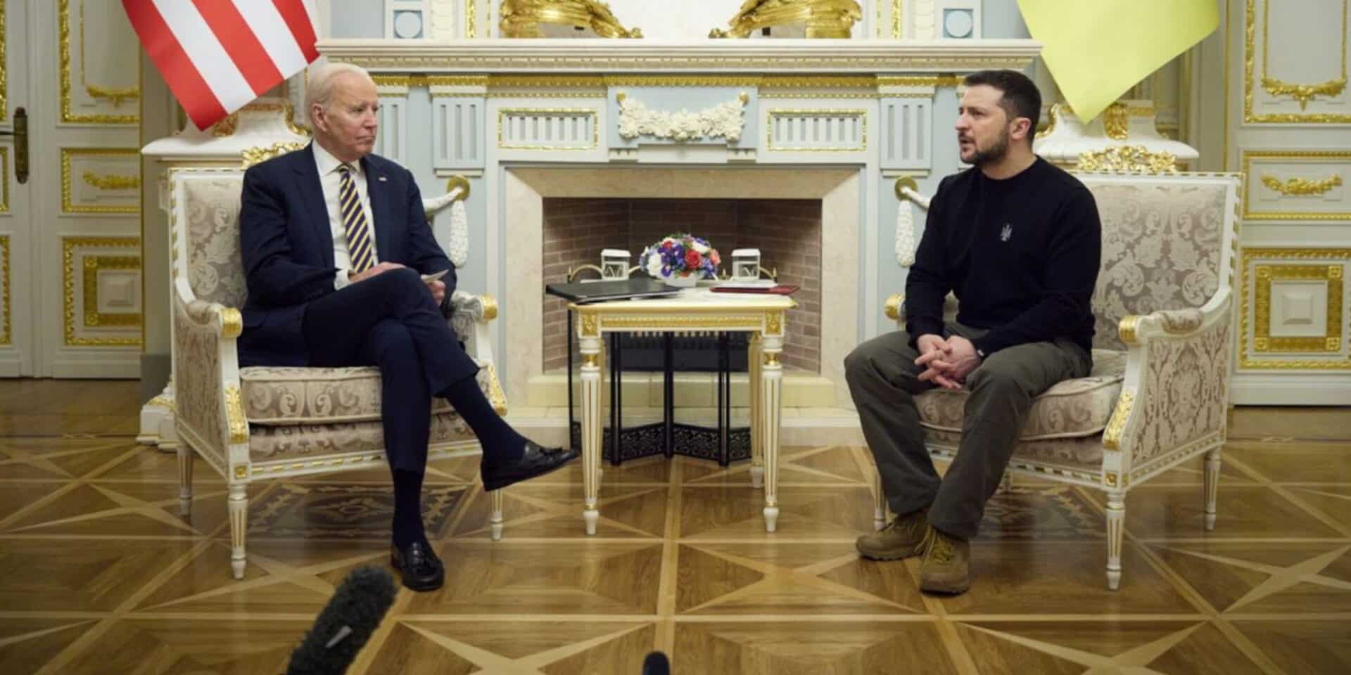 Ζελένσκι και Μπάιντεν
