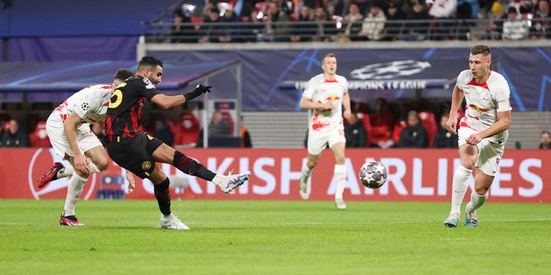 Φάση από το Λειψία-Μάντσεστερ Σίτι για το Champions League