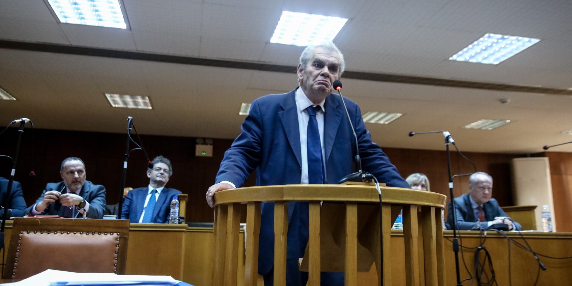 Ο Δημήτρης Παπαγγελόπουλος στο Ειδικό Δικαστήριο