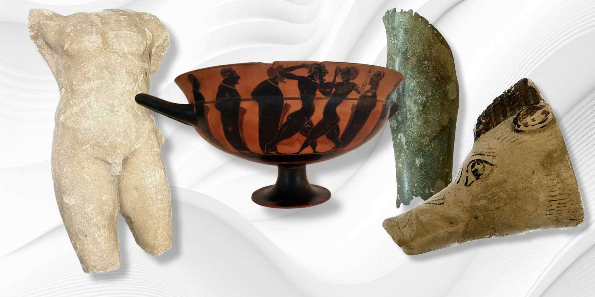 Ορισμένες από τις ελληνικές αρχαιότητες που επαναπατρίζονται από την Ελβετία