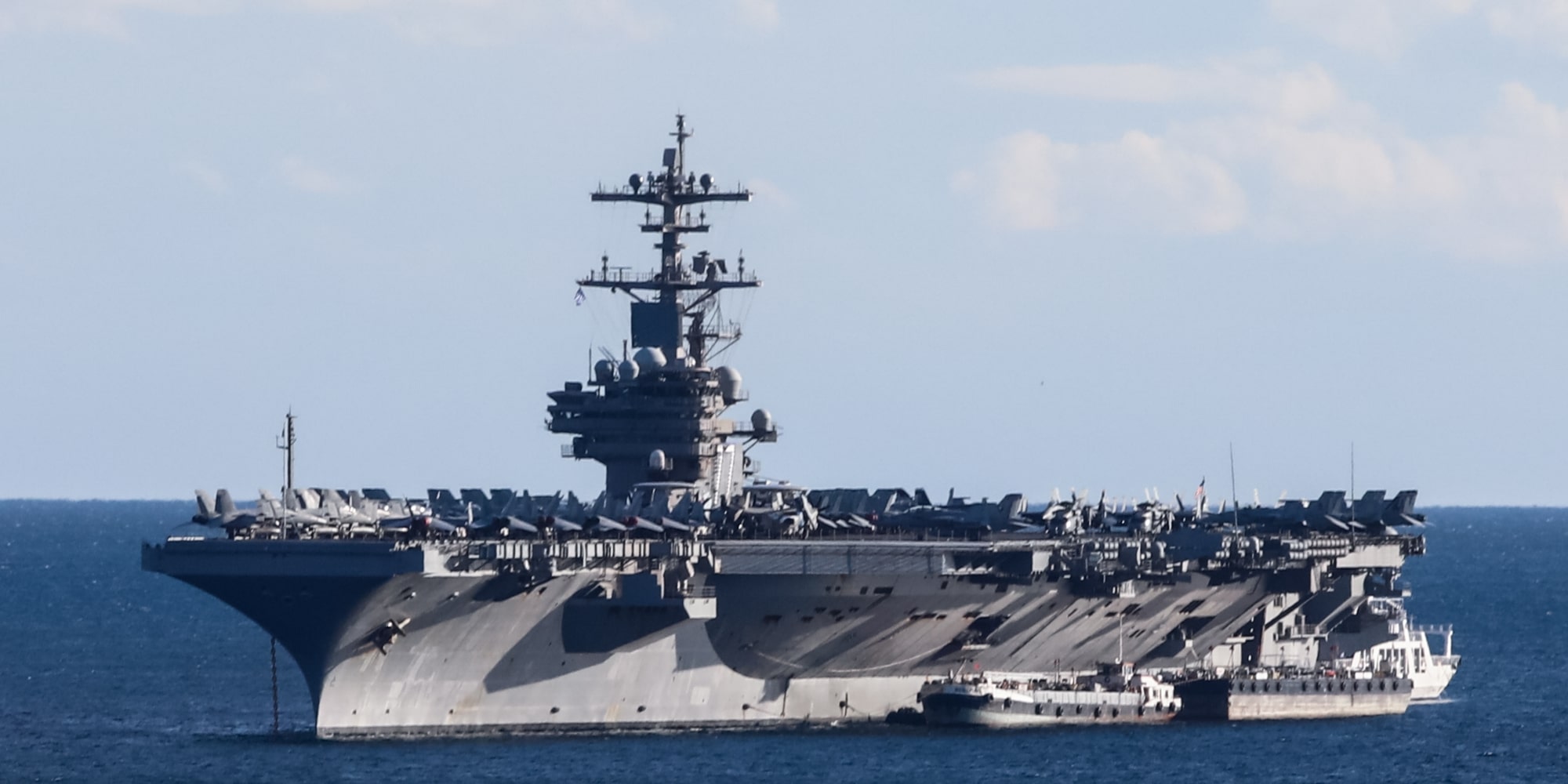 To πυρηνοκίνητο αεροπλανοφόρο των ΗΠΑ «USS George W. Bush»