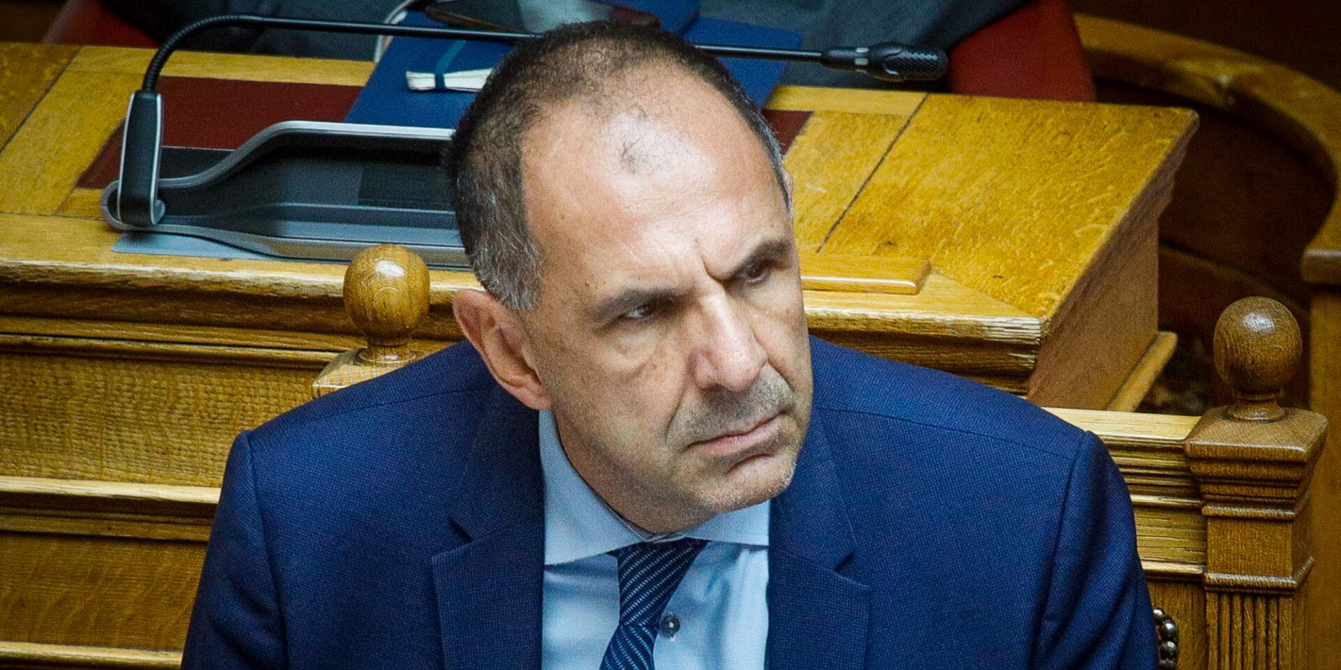 Ο υπουργός Επικρατείας στην κυβέρνηση της ΝΔ, Γιώργος Γεραπετρίτης