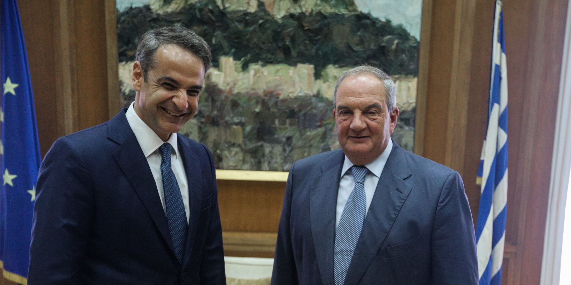 Κυριάκος Μητσοτάκης-Κώστας Καραμανλής