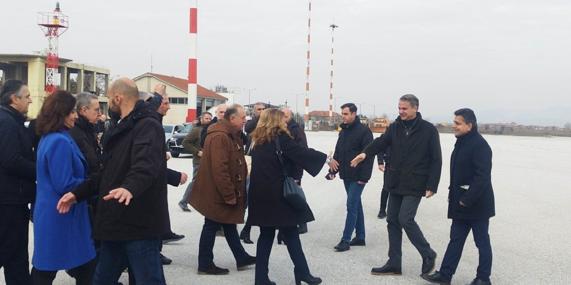 Ο Κυριάκος Μητσοτάκης στην Καστοριά