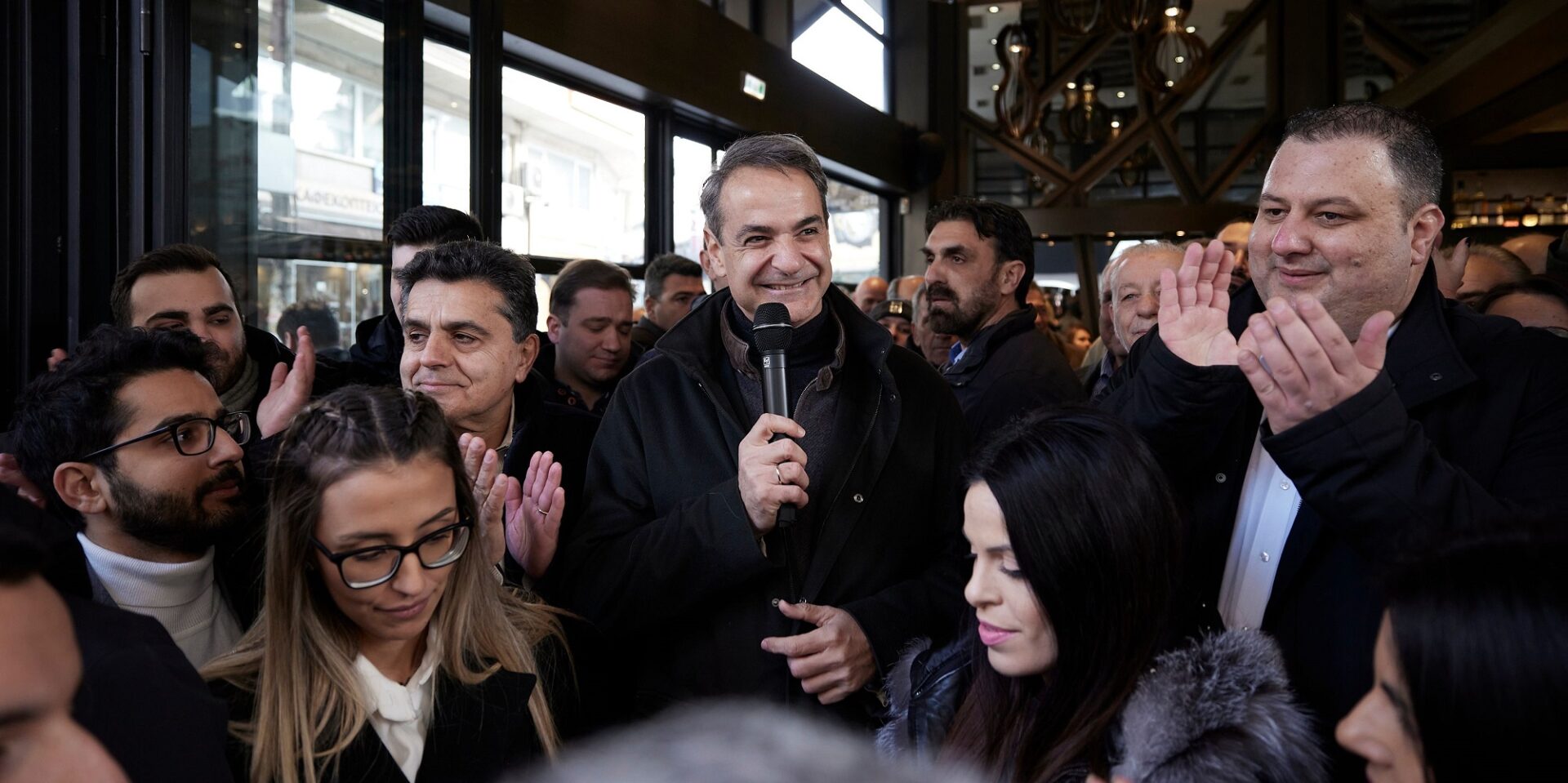 Ο Κυριάκος Μητσοτάκης στην Δυτική Μακεδονία