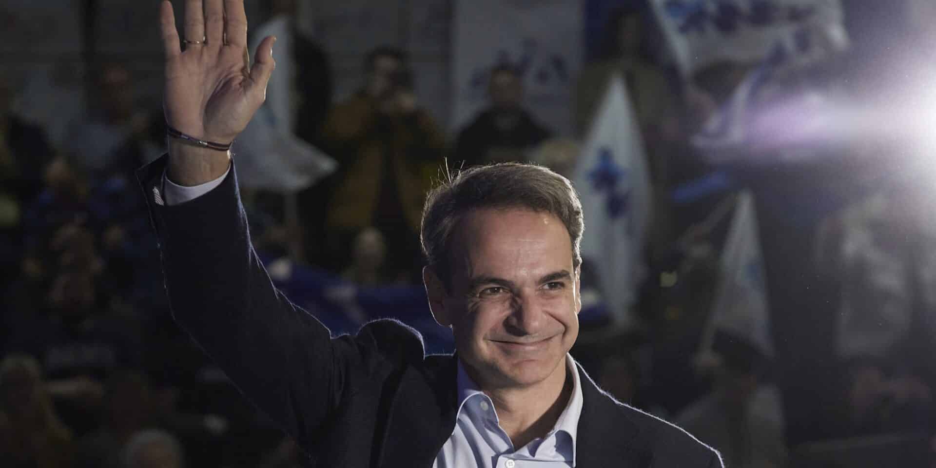 O Κυριάκος Μητσοτάκης σε ομιλία της ΝΔ στο Αλκαζάρ