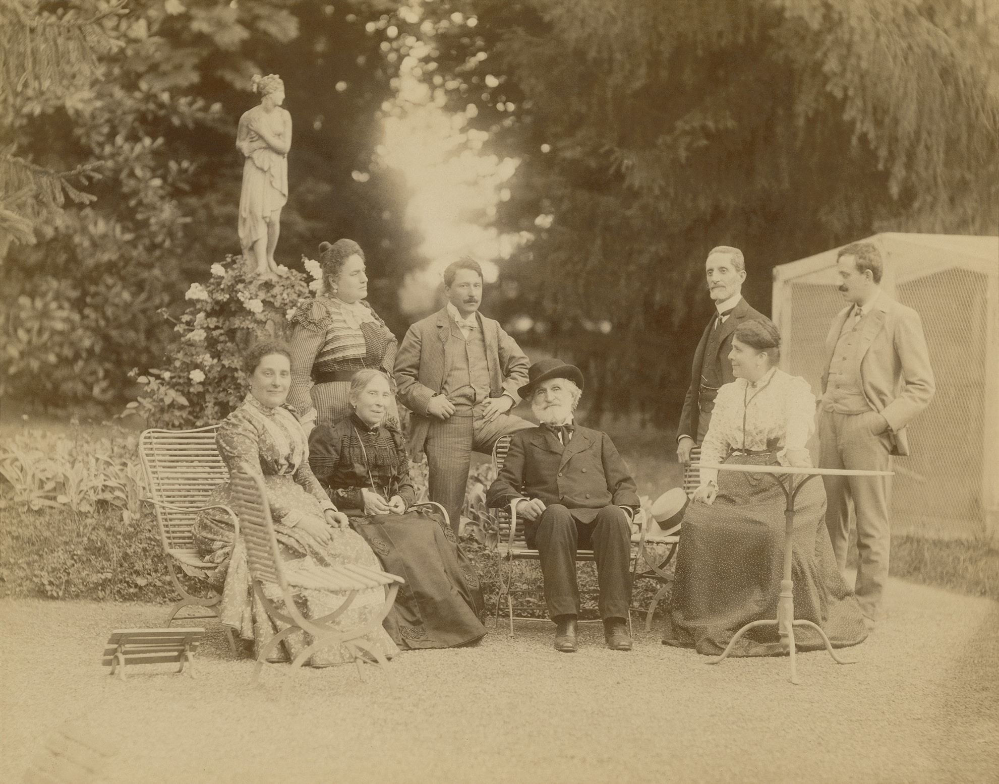Η οικογένεια του Βέρντι το 1900